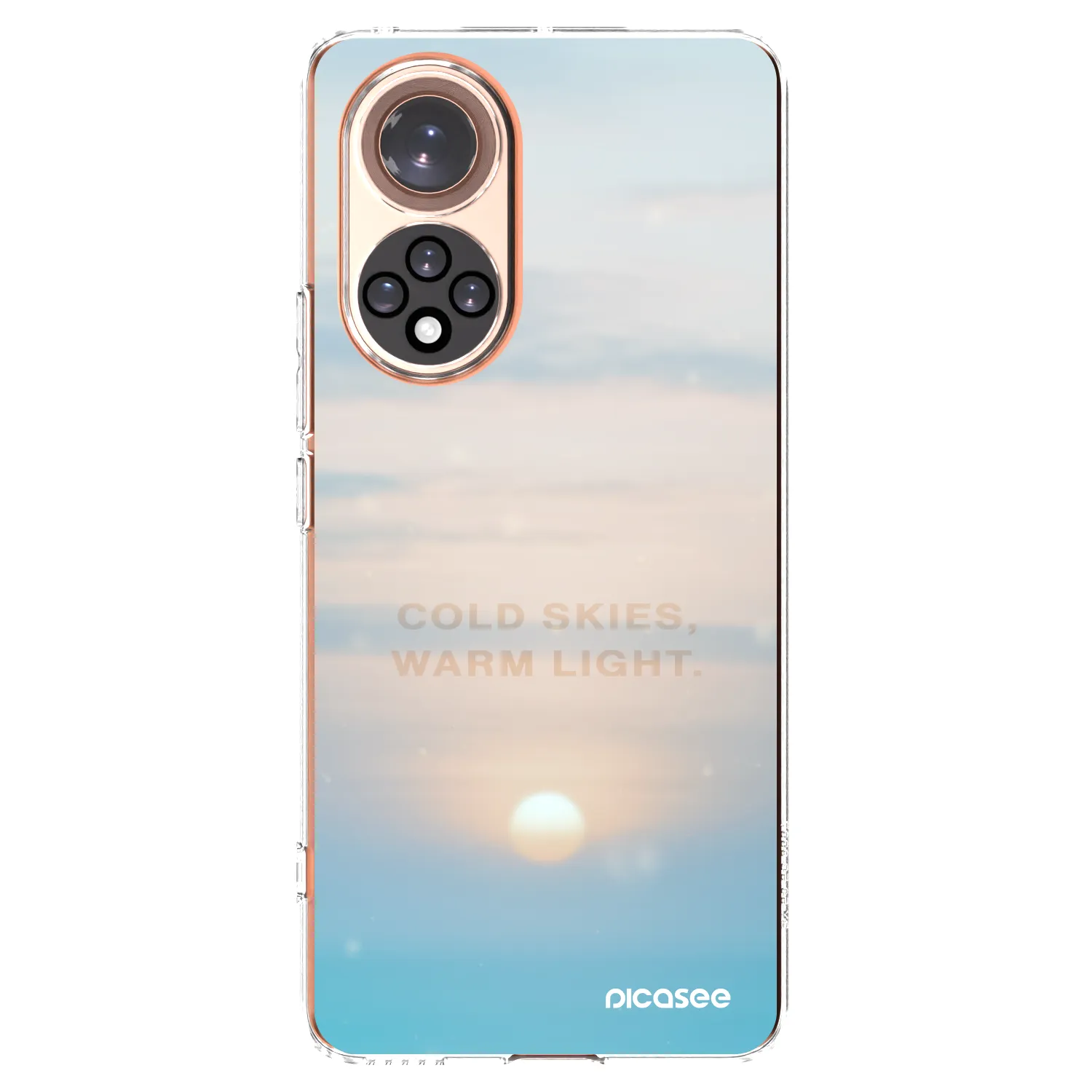 Picasee husă transparentă din silicon pentru Huawei Nova 9 - COLD SKIES