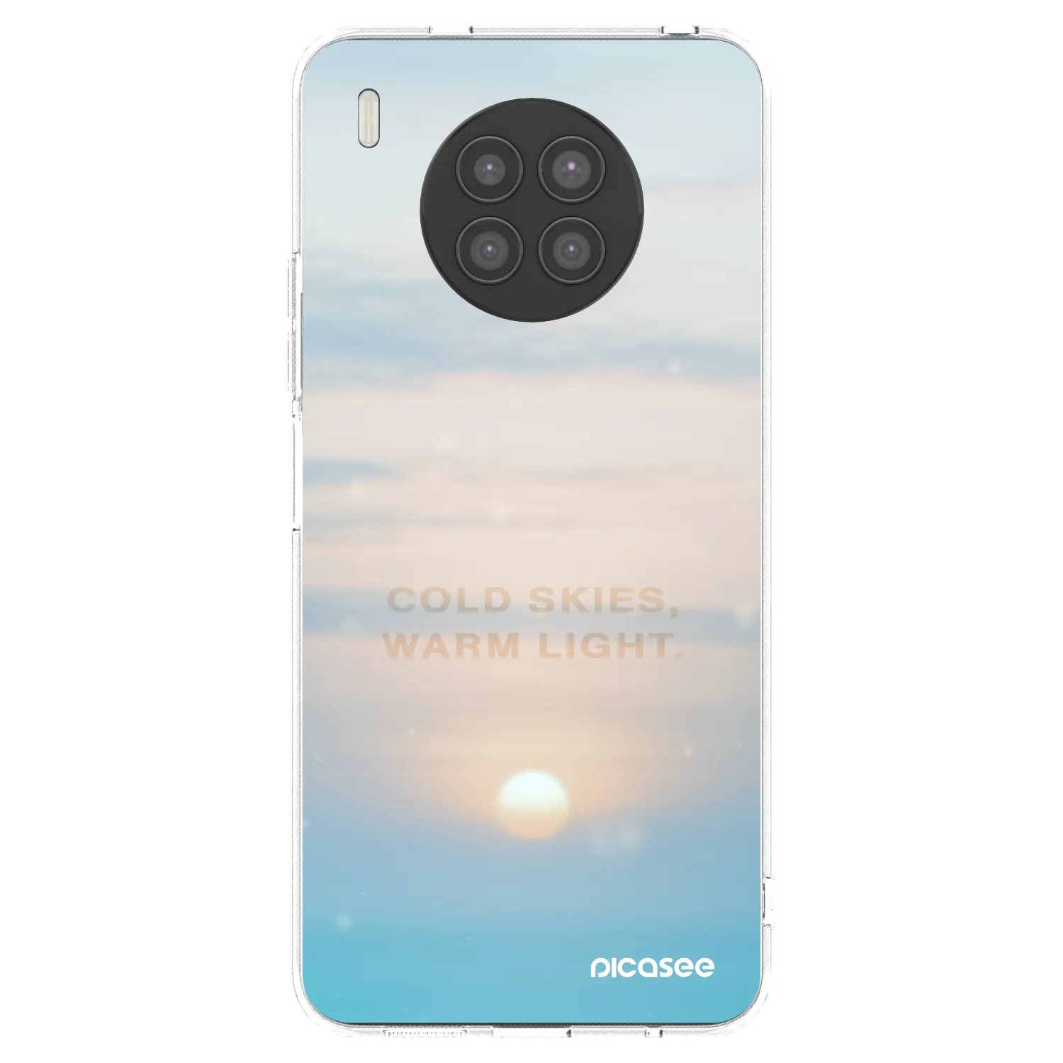 Picasee husă transparentă din silicon pentru Huawei Nova 8i - COLD SKIES