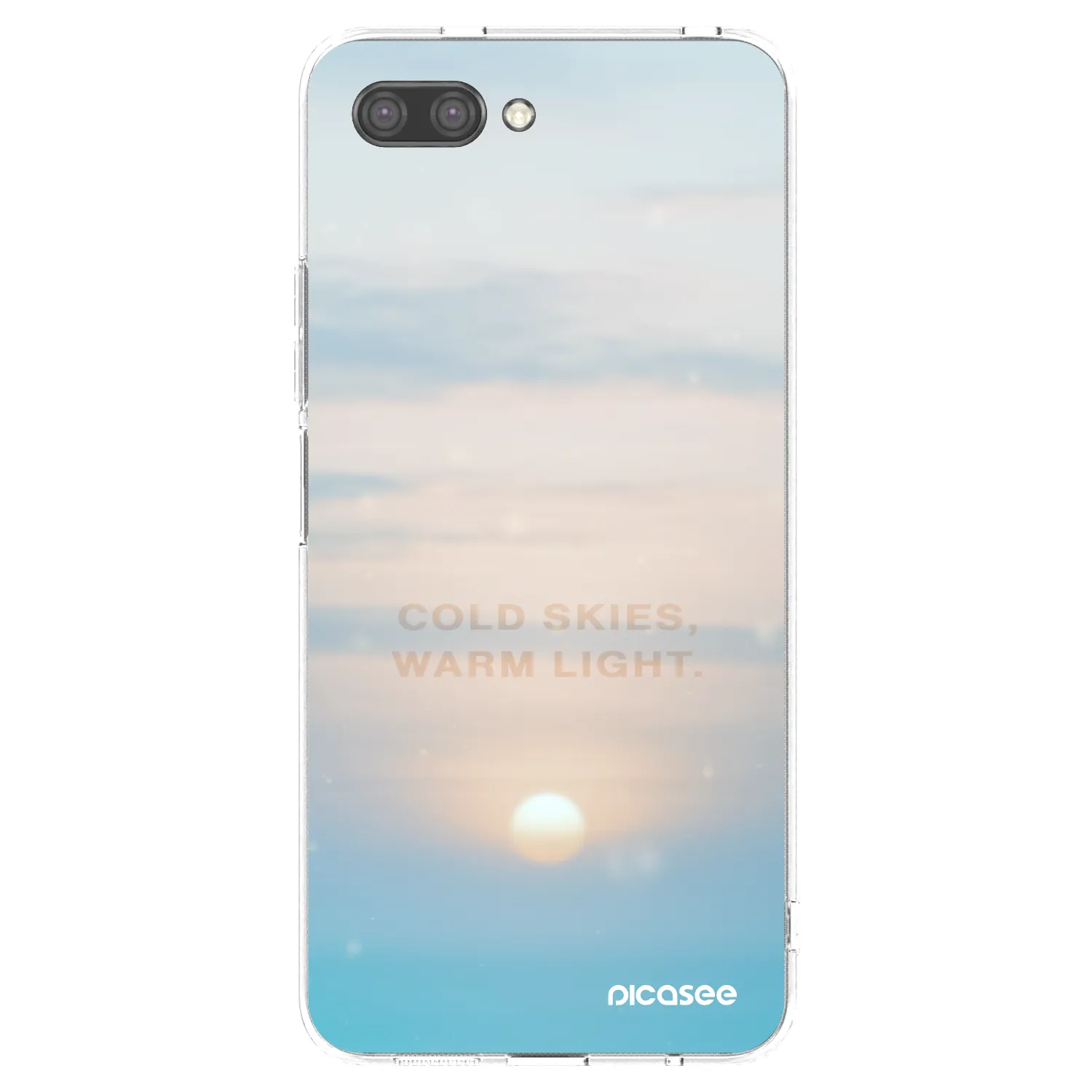 Picasee husă transparentă din silicon pentru Honor 10 - COLD SKIES