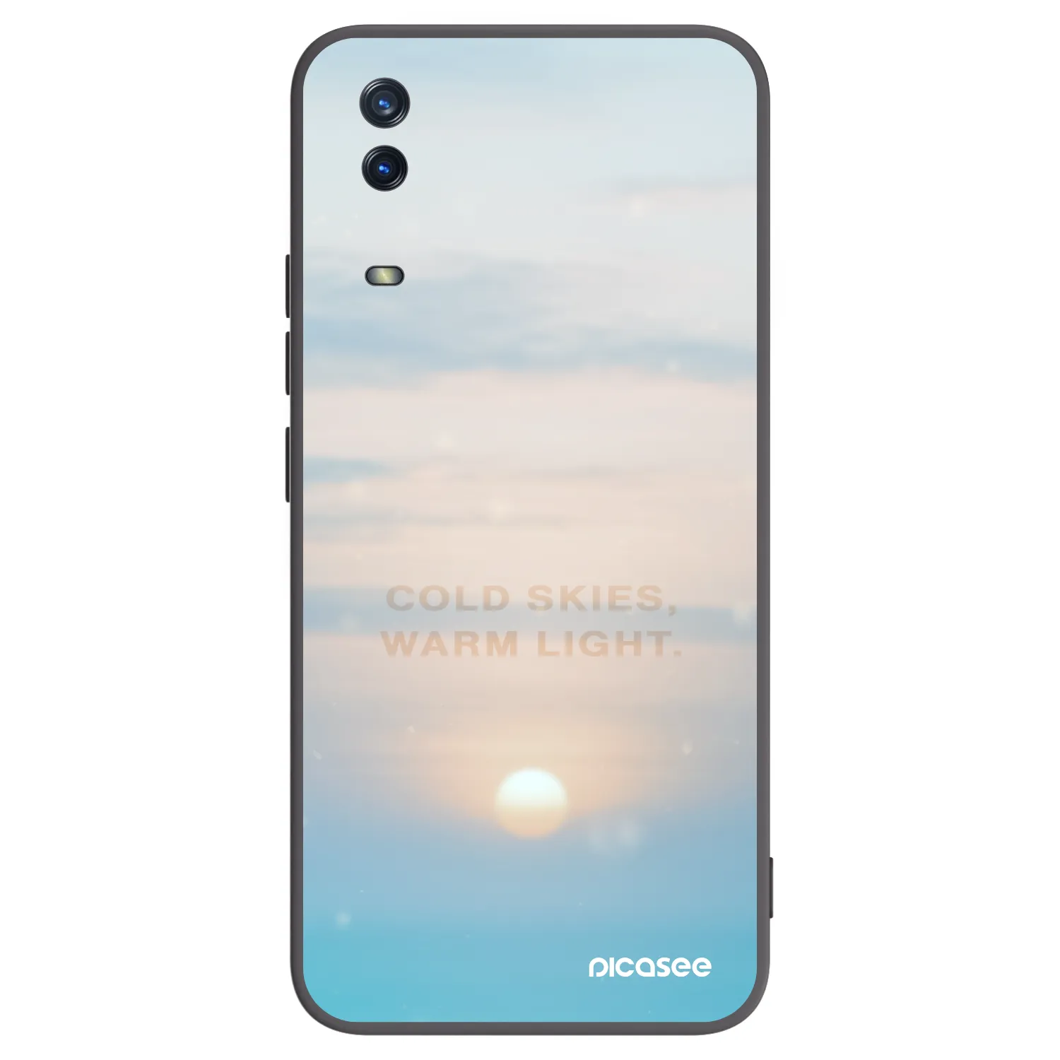 Picasee husă neagră din silicon pentru Vivo Y11s - COLD SKIES