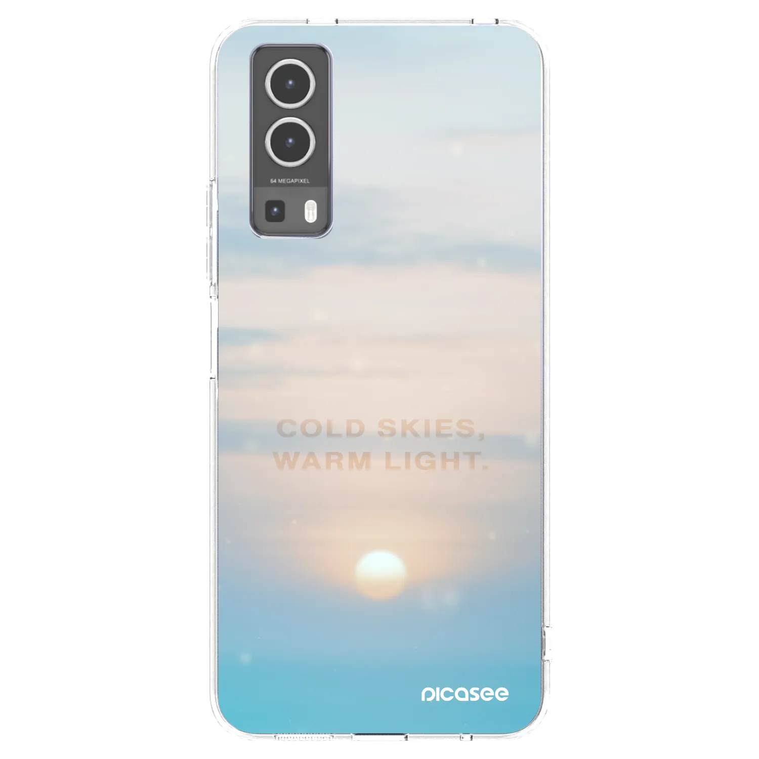 Picasee husă transparentă din silicon pentru Vivo Y72 5G - COLD SKIES