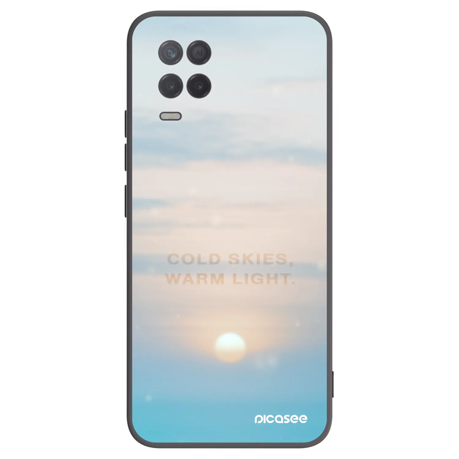 Picasee husă neagră din silicon pentru Realme 8 5G - COLD SKIES
