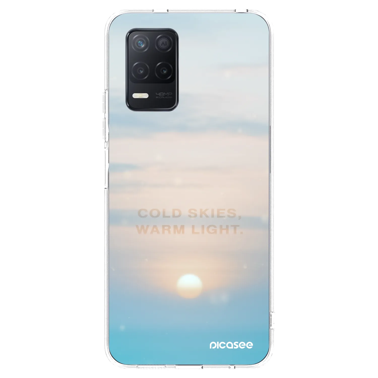 Picasee husă transparentă din silicon pentru Realme 8 5G - COLD SKIES