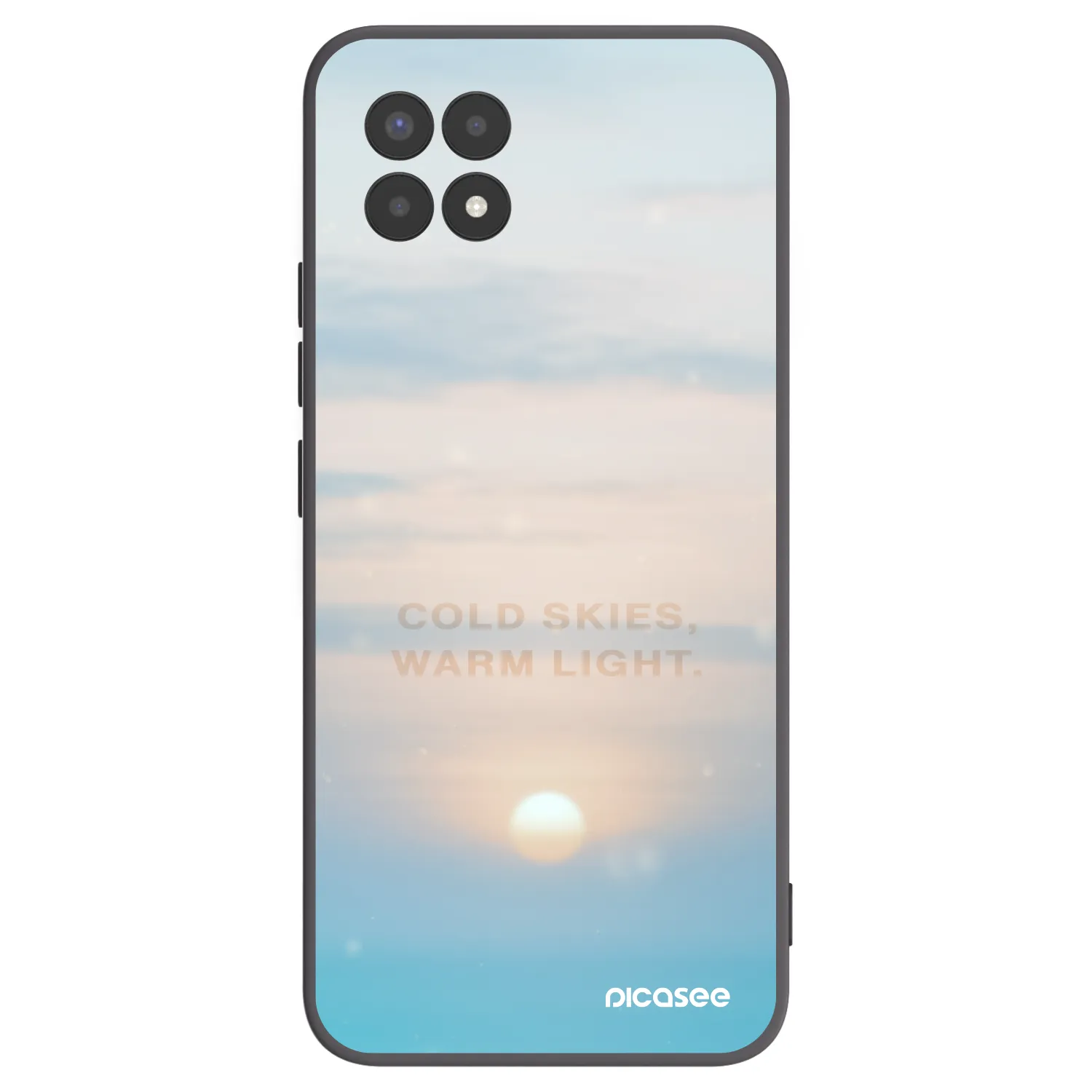 Picasee husă neagră din silicon pentru Realme 8i - COLD SKIES