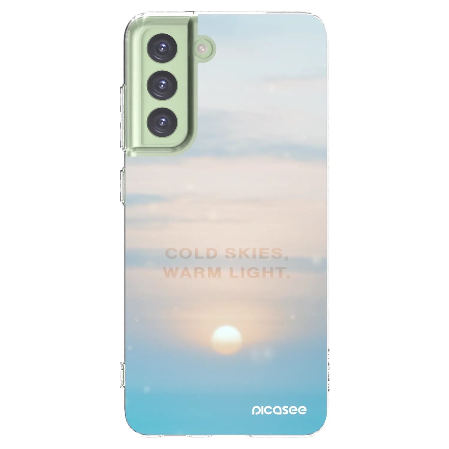 Picasee husă transparentă din silicon pentru Samsung Galaxy S21 FE 5G - COLD SKIES