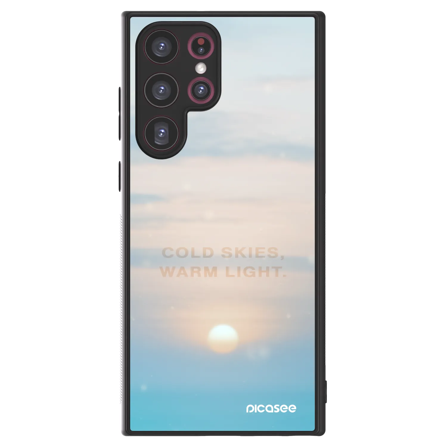 Picasee ULTIMATE CASE pentru Samsung Galaxy S22 Ultra 5G - COLD SKIES