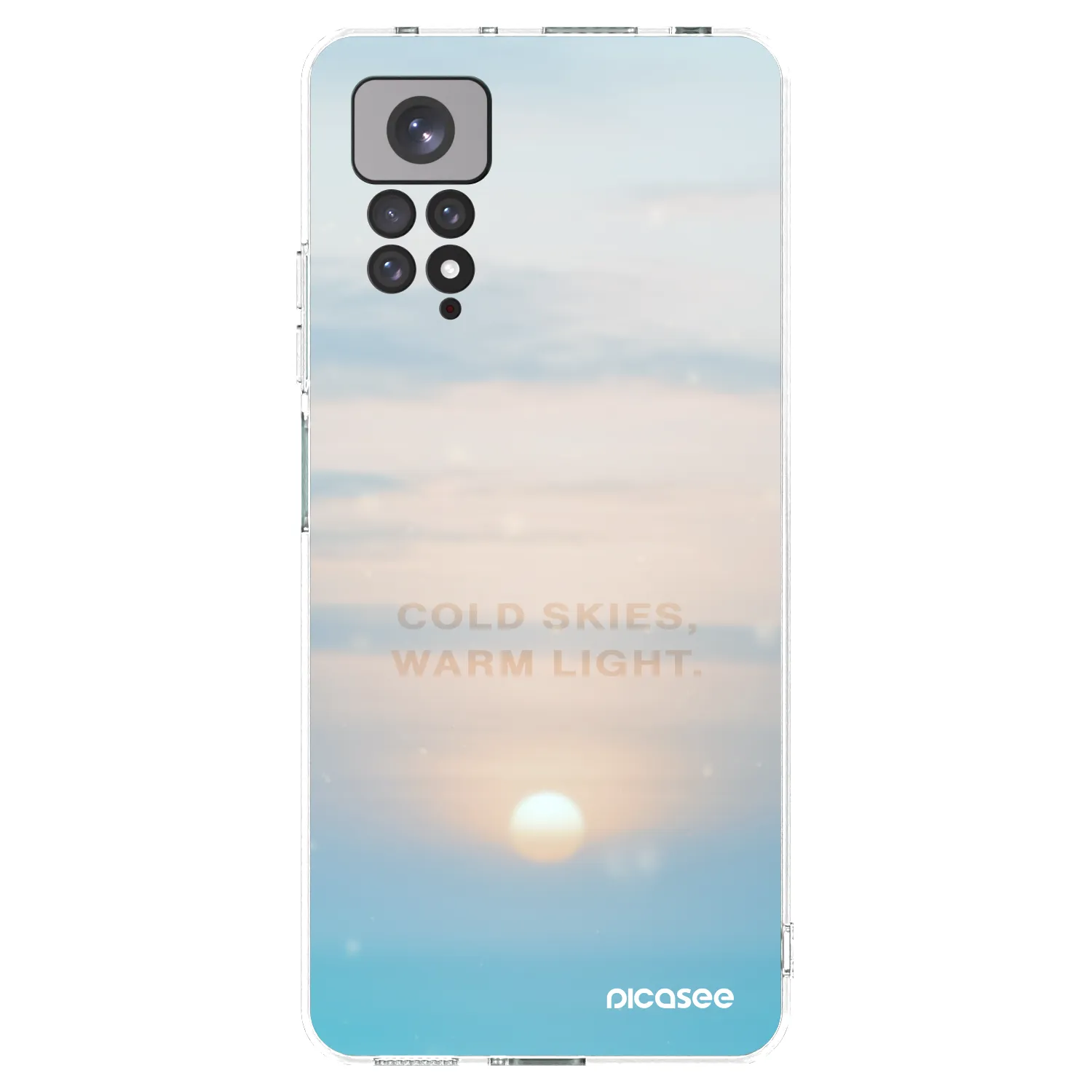 Picasee husă transparentă din silicon pentru Xiaomi Redmi Note 11S 4G - COLD SKIES