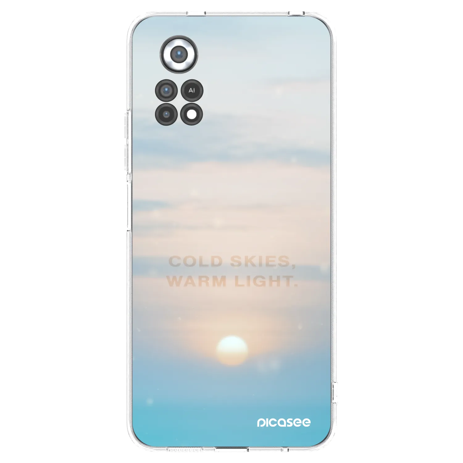 Picasee husă transparentă din silicon pentru Xiaomi Poco X4 Pro 5G - COLD SKIES
