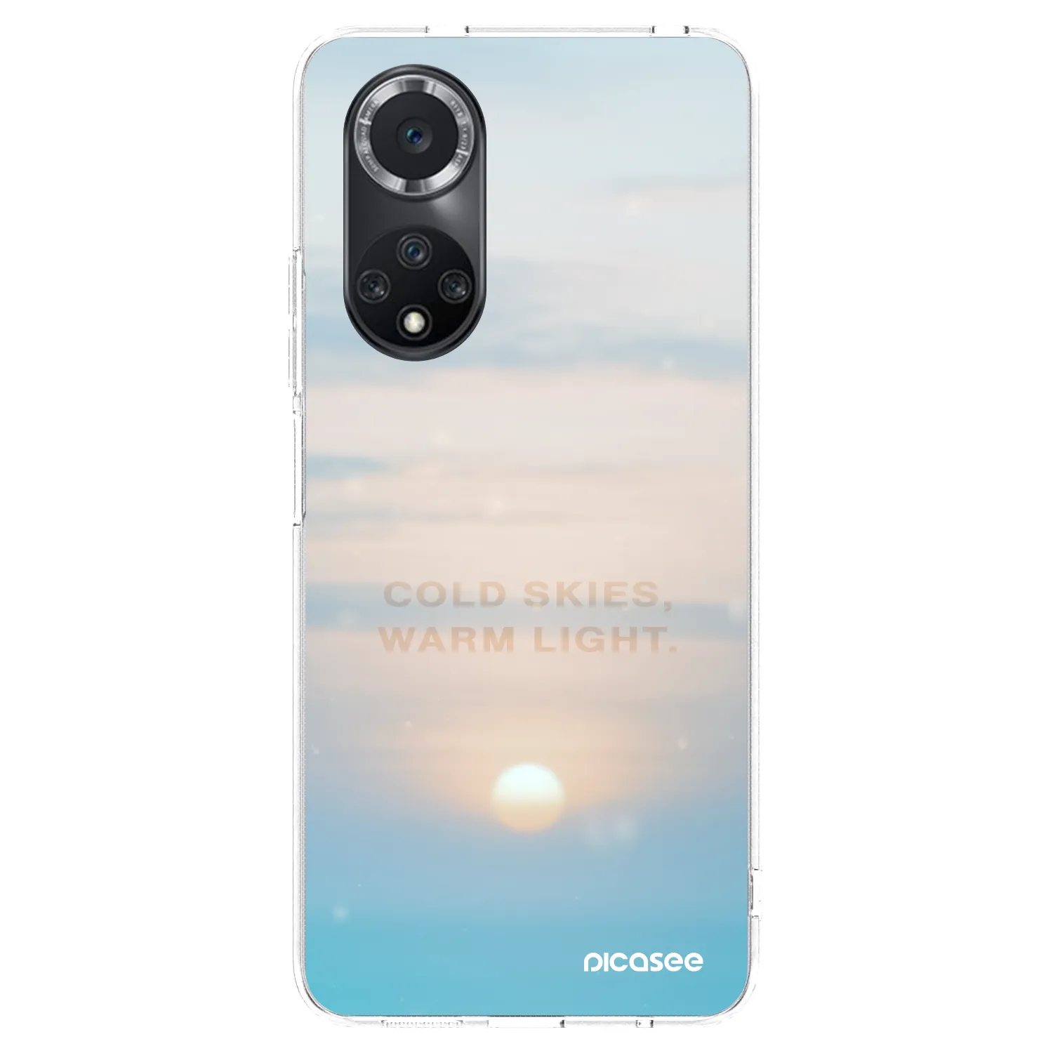 Picasee husă transparentă din silicon pentru Huawei Nova 9 SE - COLD SKIES
