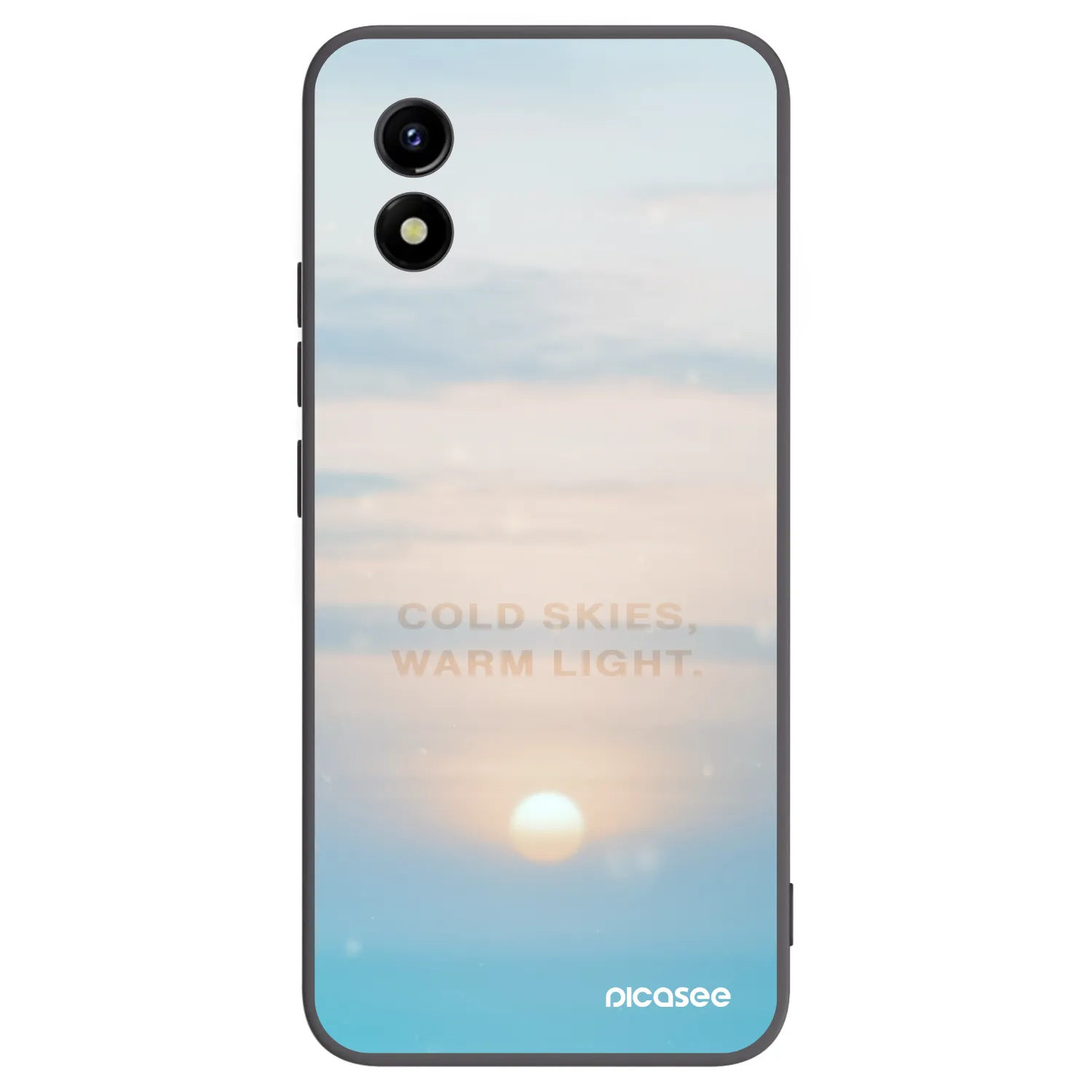 Picasee husă neagră din silicon pentru Vivo Y01 - COLD SKIES