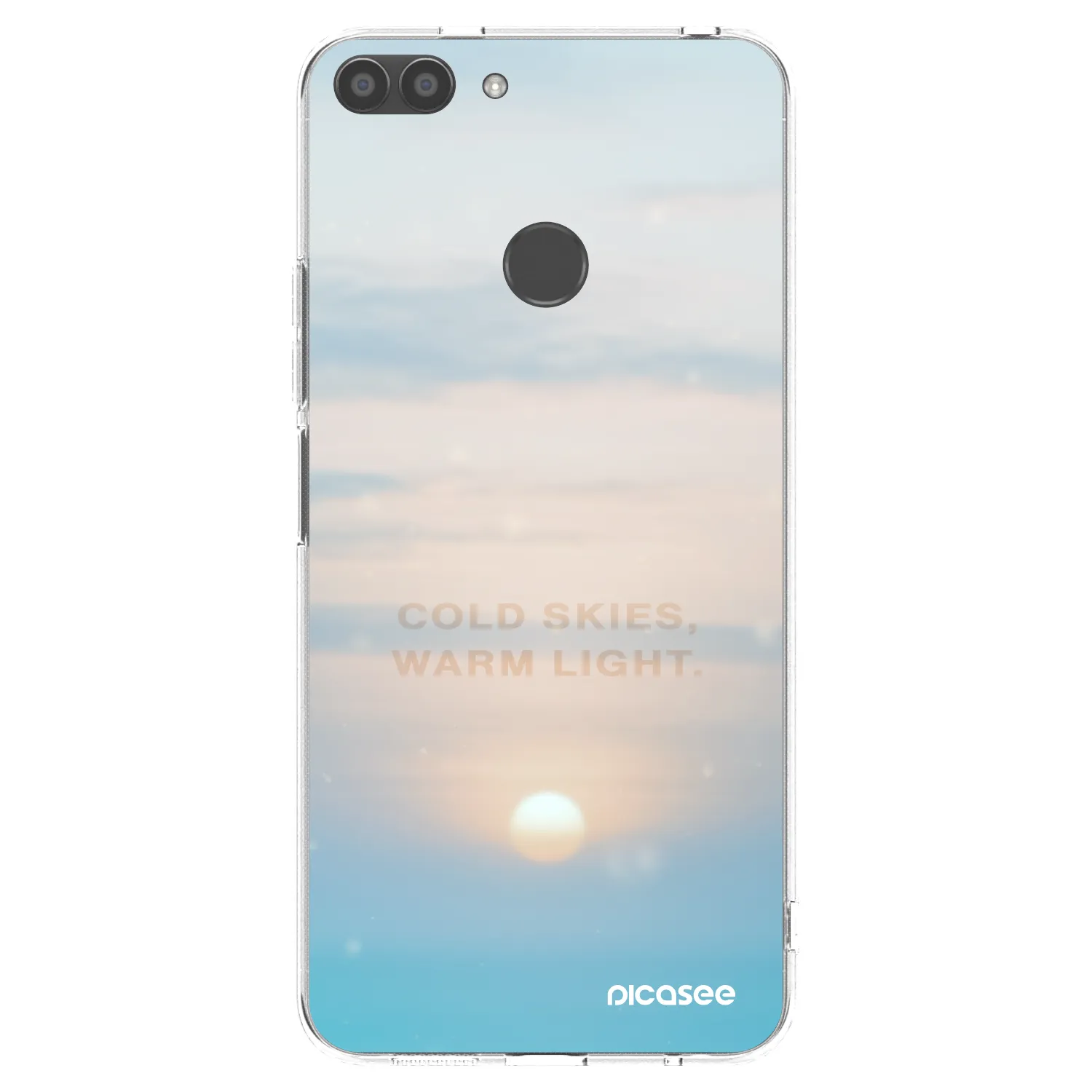 Picasee husă transparentă din silicon pentru Huawei P Smart - COLD SKIES