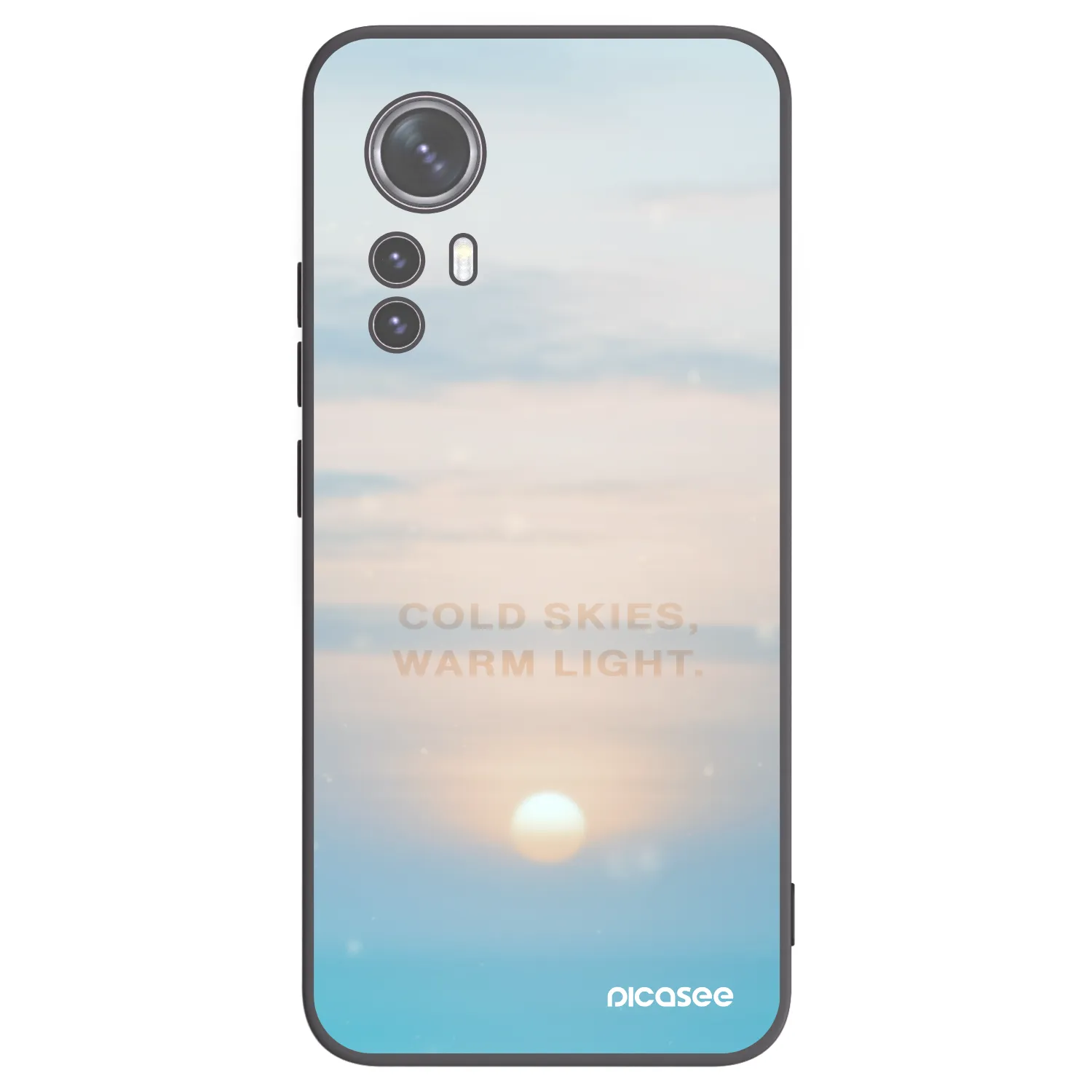 Picasee husă neagră din silicon pentru Xiaomi 12X - COLD SKIES