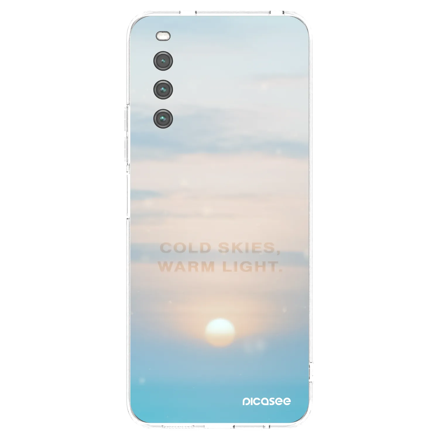 Picasee husă transparentă din silicon pentru Sony Xperia 10 IV 5G - COLD SKIES