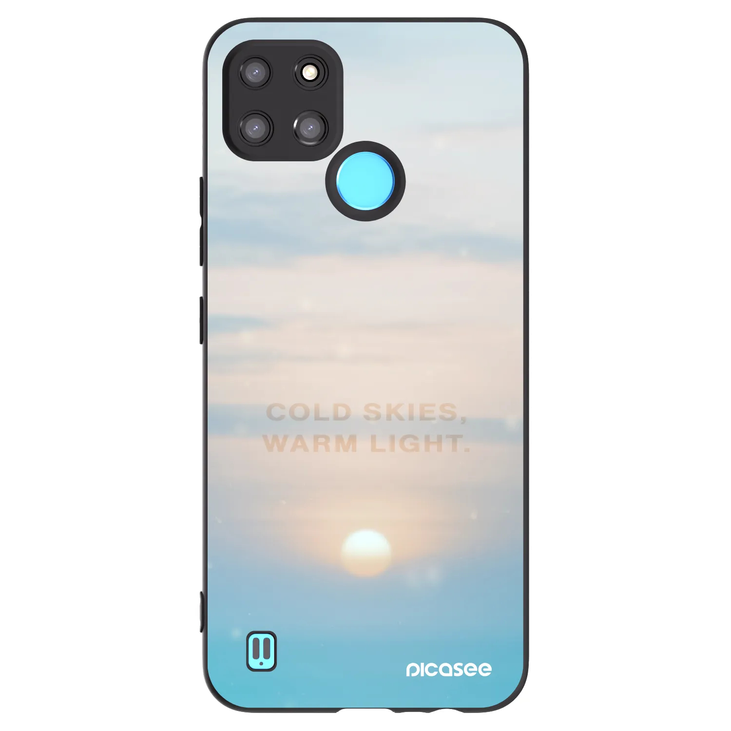 Picasee husă neagră din silicon pentru Realme C21Y - COLD SKIES