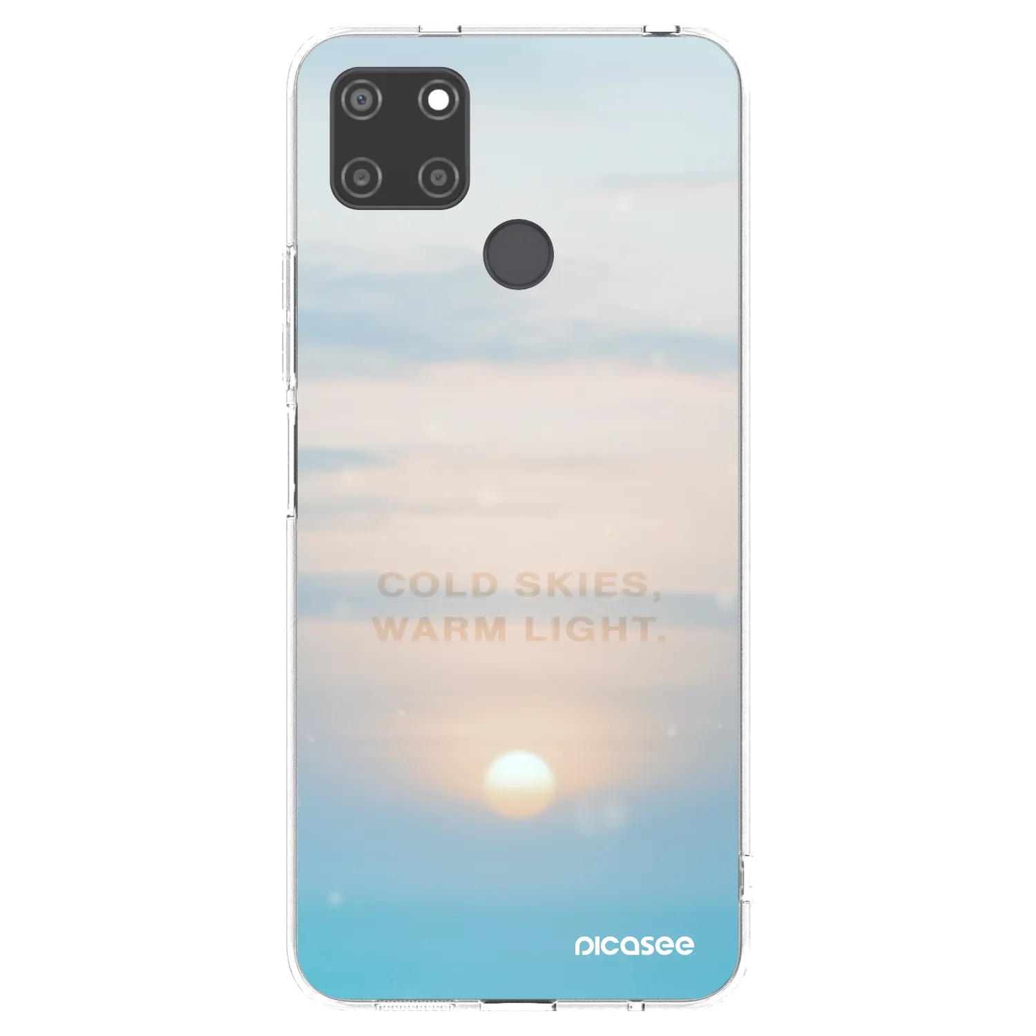 Picasee husă transparentă din silicon pentru Realme C21Y - COLD SKIES