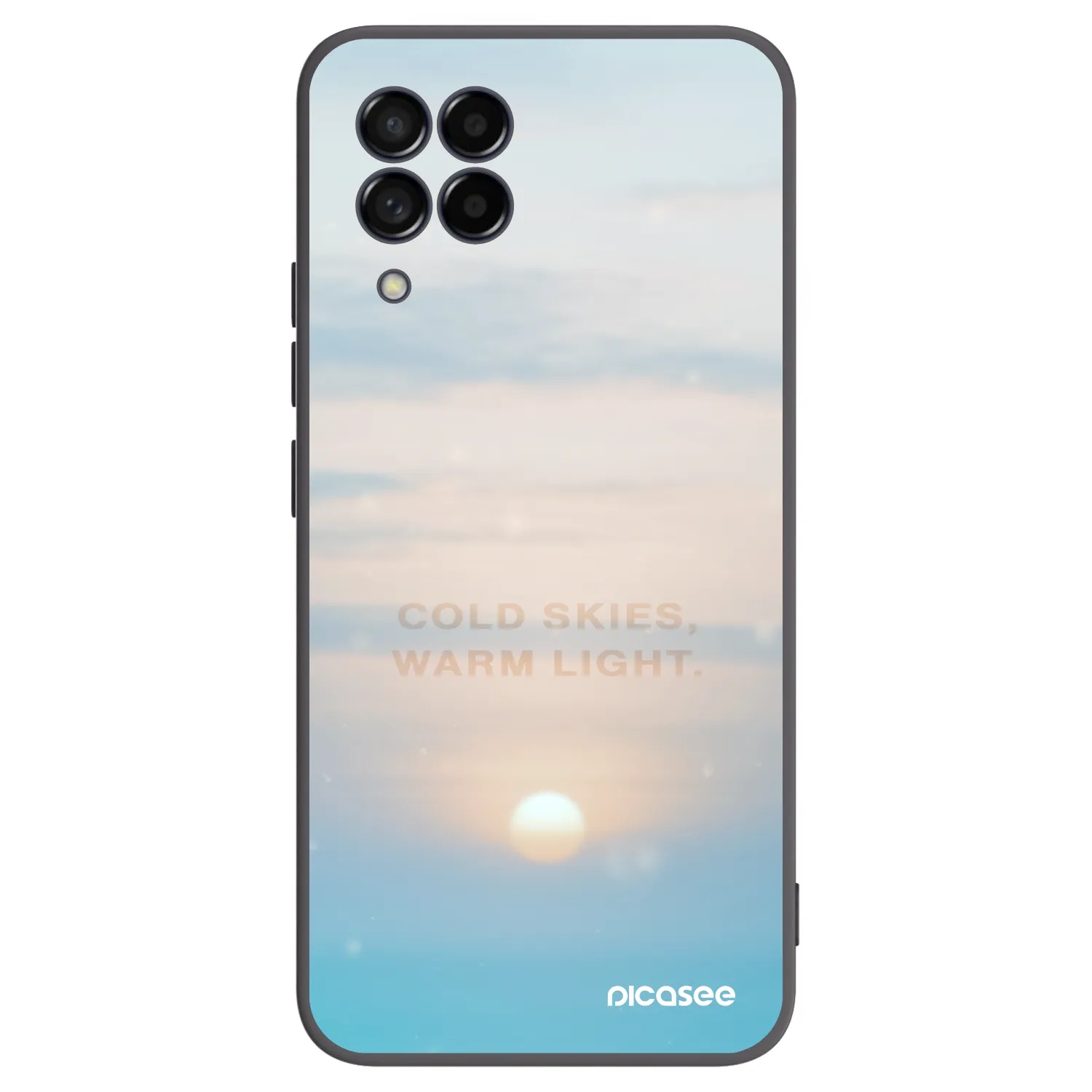 Picasee husă neagră din silicon pentru Samsung Galaxy M53 5G - COLD SKIES