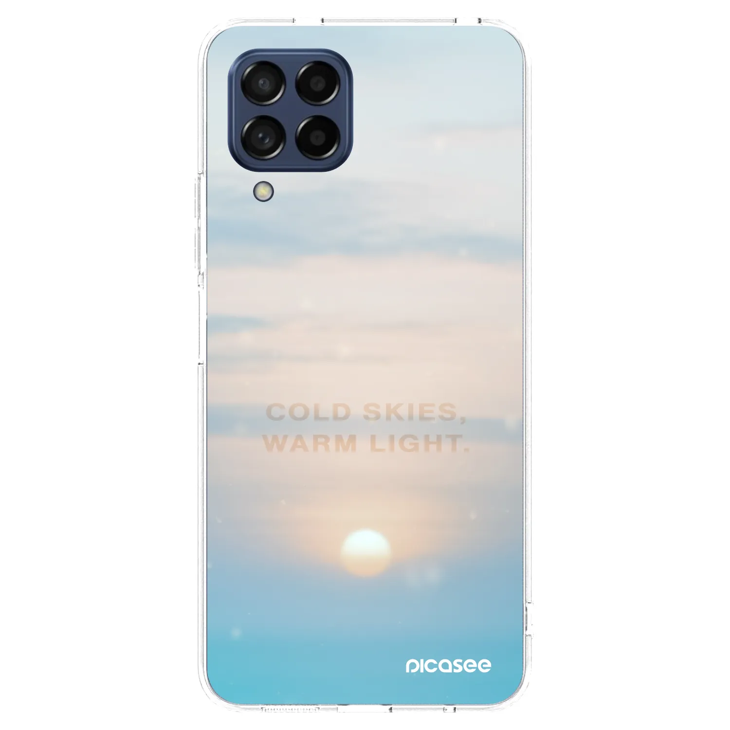 Picasee husă transparentă din silicon pentru Samsung Galaxy M53 5G - COLD SKIES