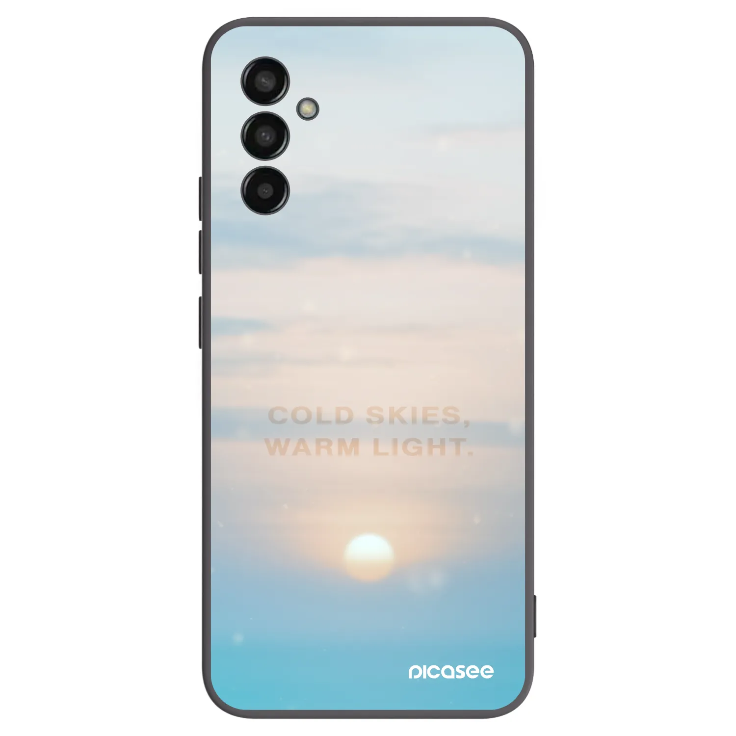 Picasee husă neagră din silicon pentru Samsung Galaxy M13 M135F - COLD SKIES