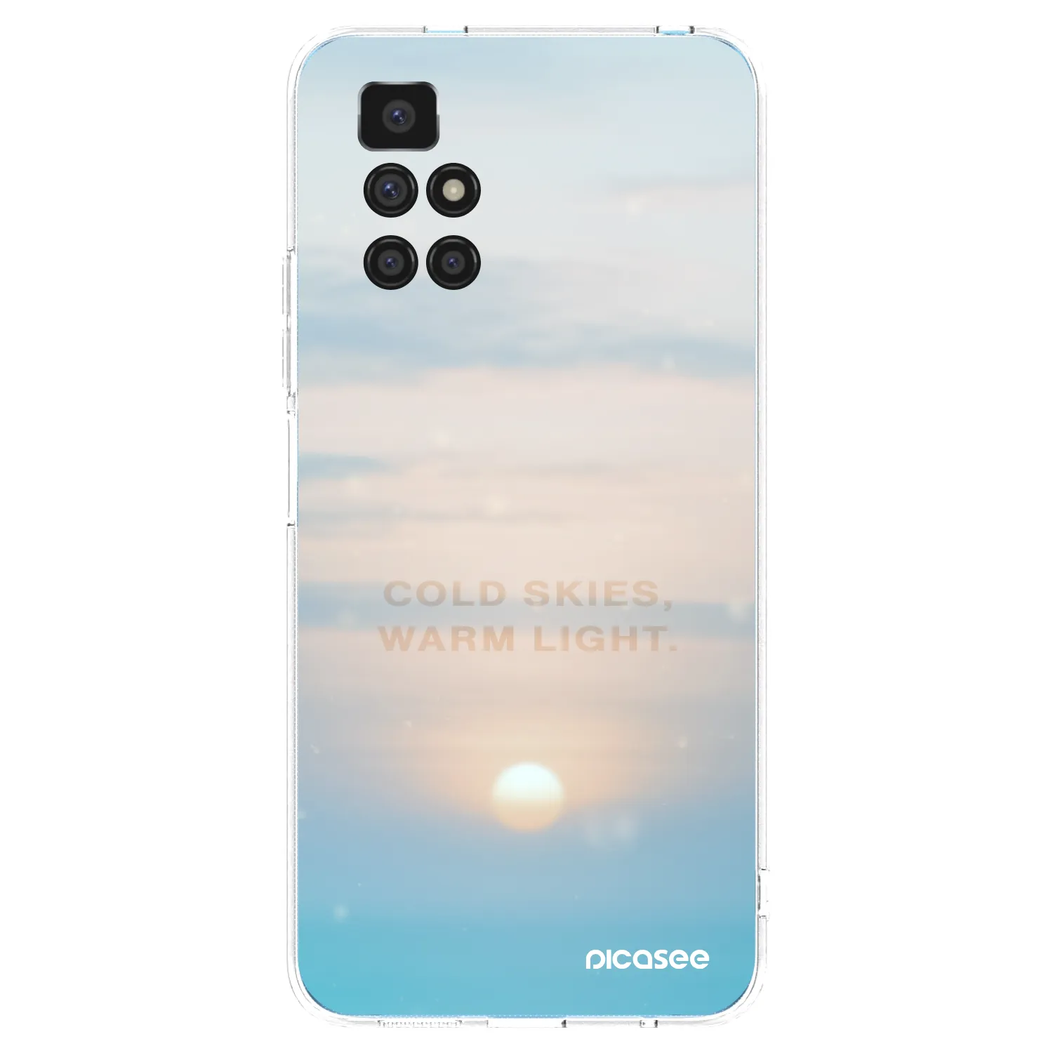 Picasee husă transparentă din silicon pentru Xiaomi Redmi 10 (2022) - COLD SKIES