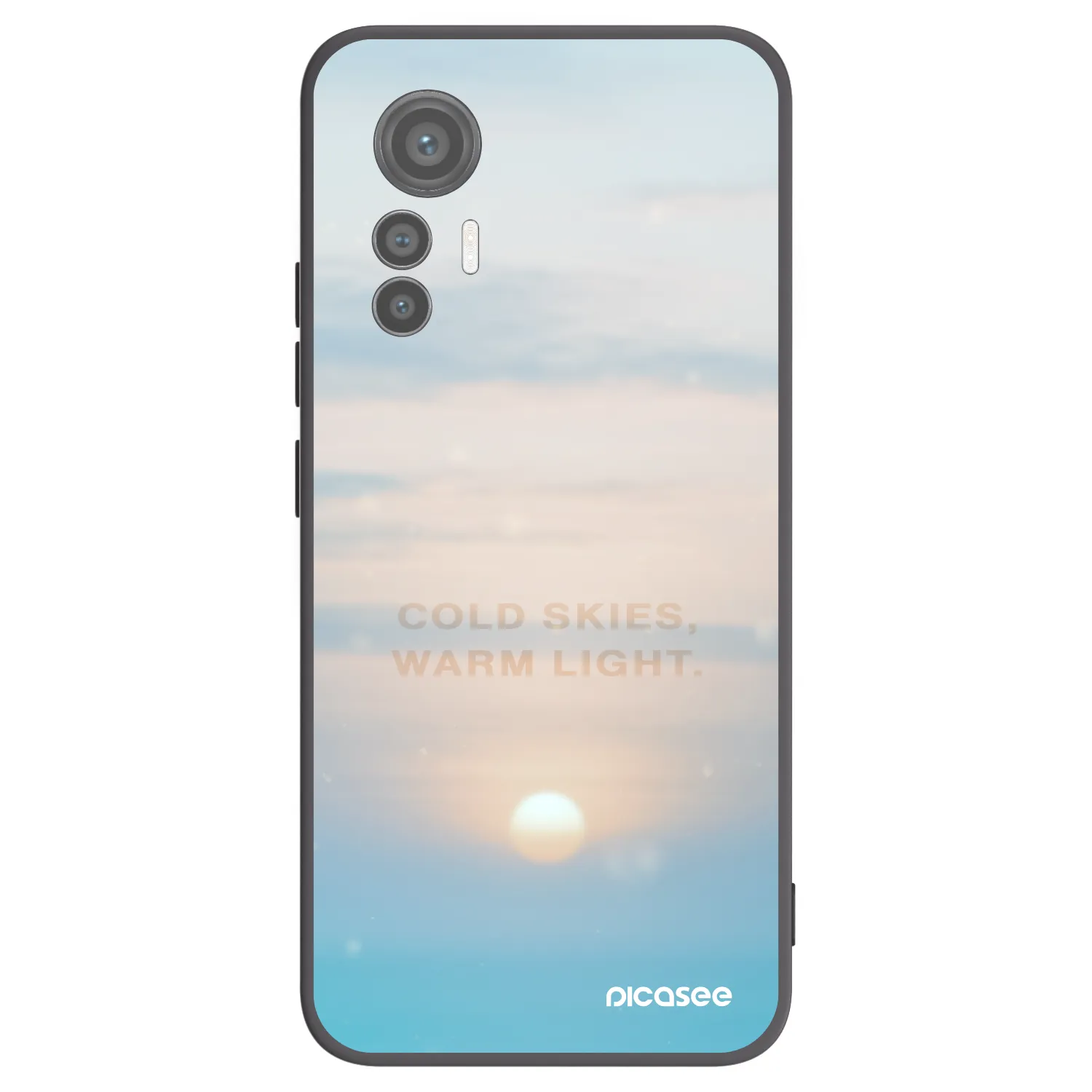 Picasee husă neagră din silicon pentru Xiaomi 12 Lite - COLD SKIES