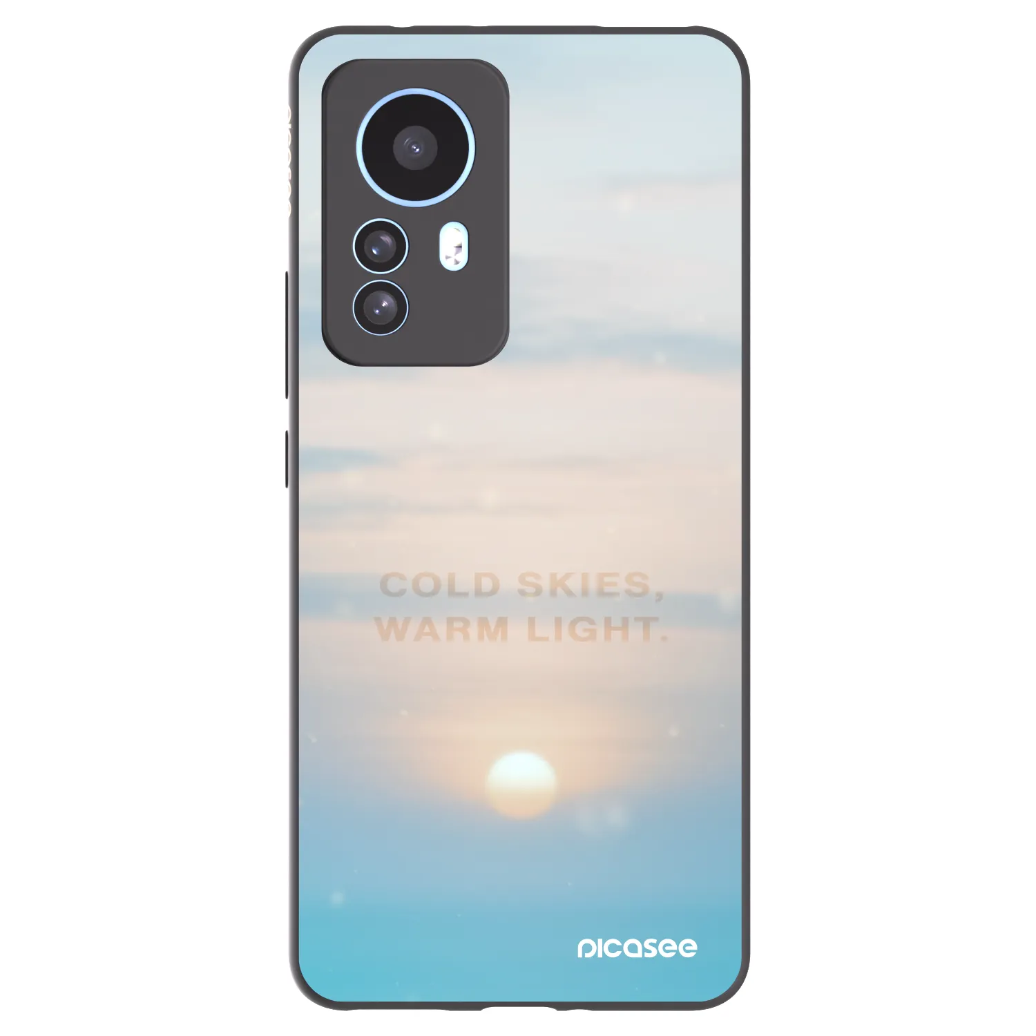 Picasee husă neagră din silicon pentru Xiaomi 12T - COLD SKIES