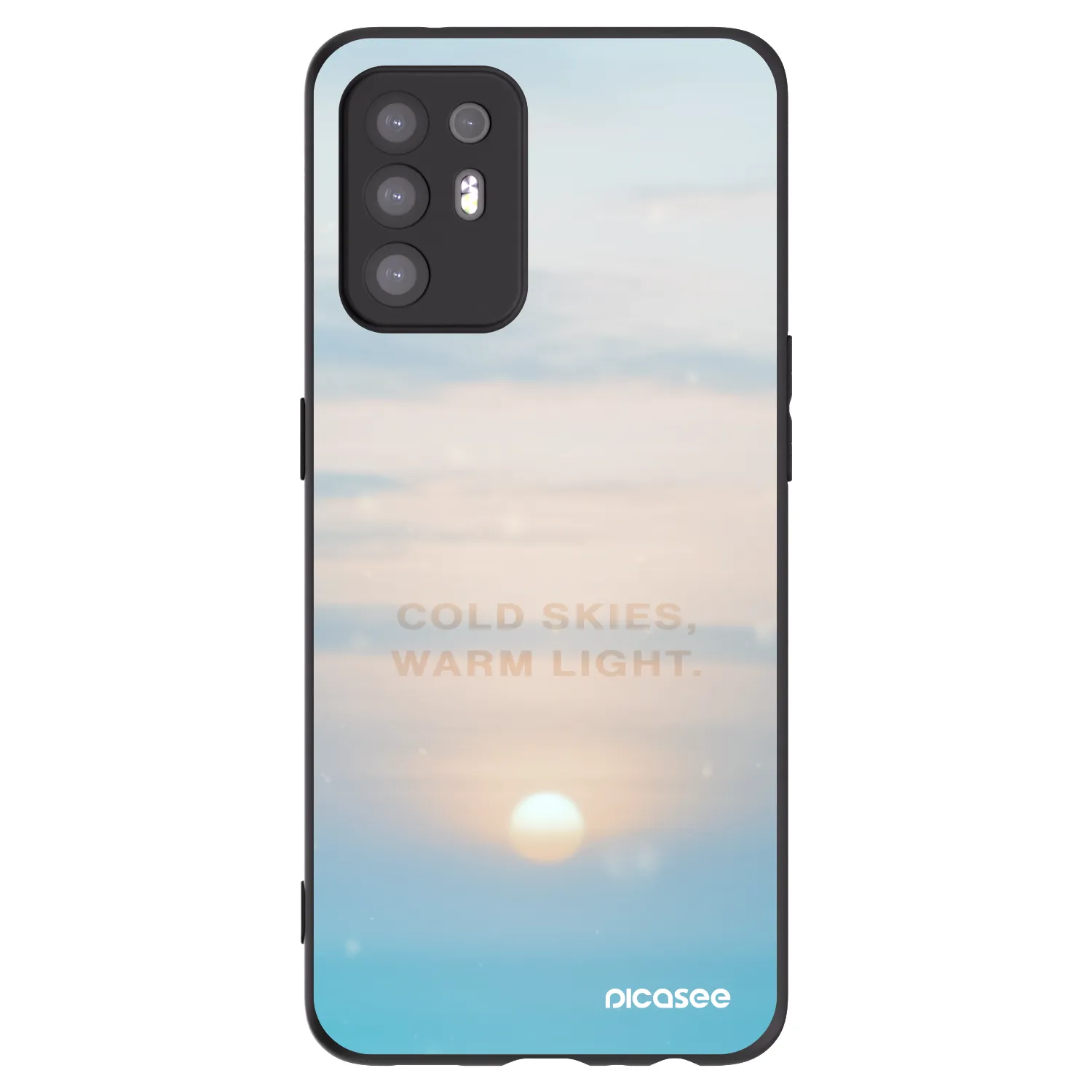Picasee husă neagră din silicon pentru OPPO A94 5G - COLD SKIES