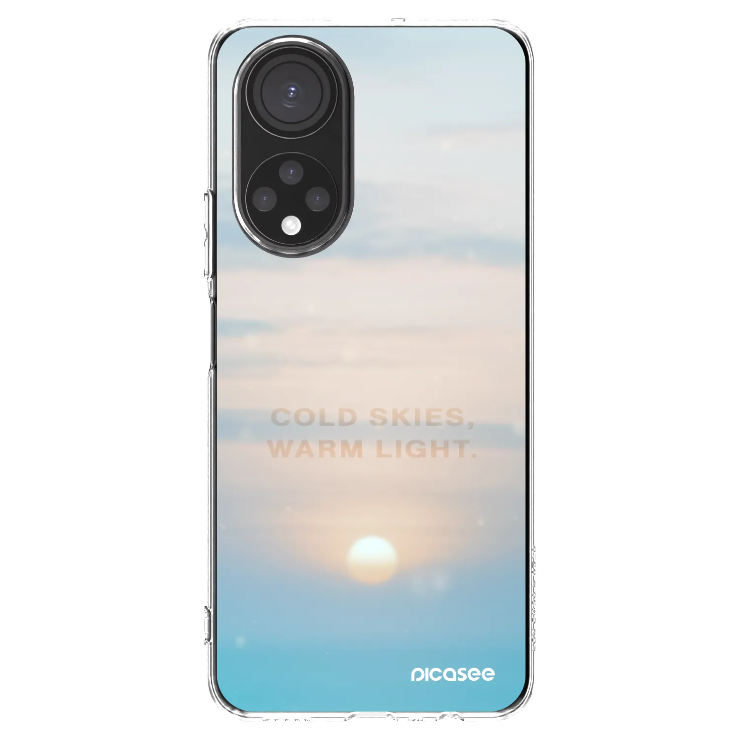 Picasee husă transparentă din silicon pentru Honor X7 - COLD SKIES