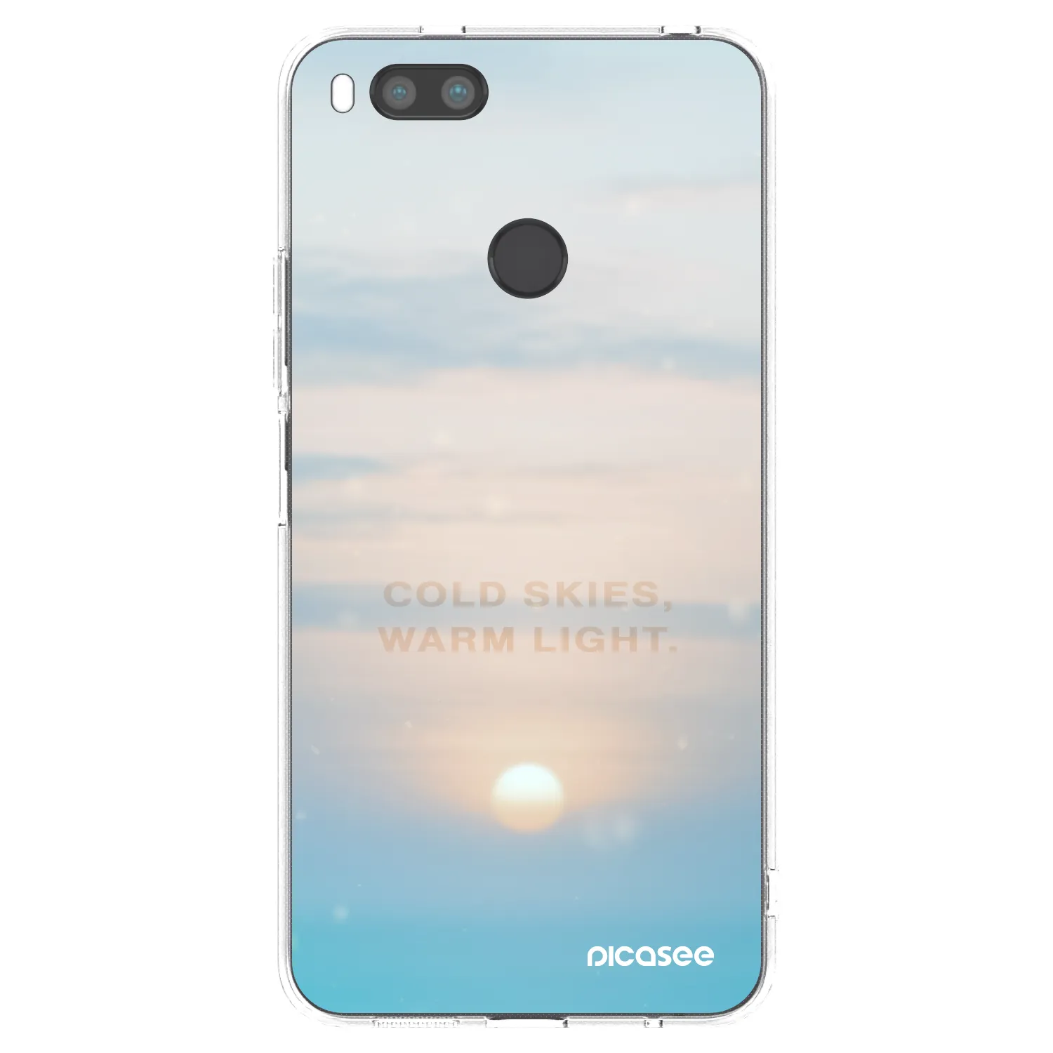 Picasee husă transparentă din silicon pentru Xiaomi Redmi A1 - COLD SKIES