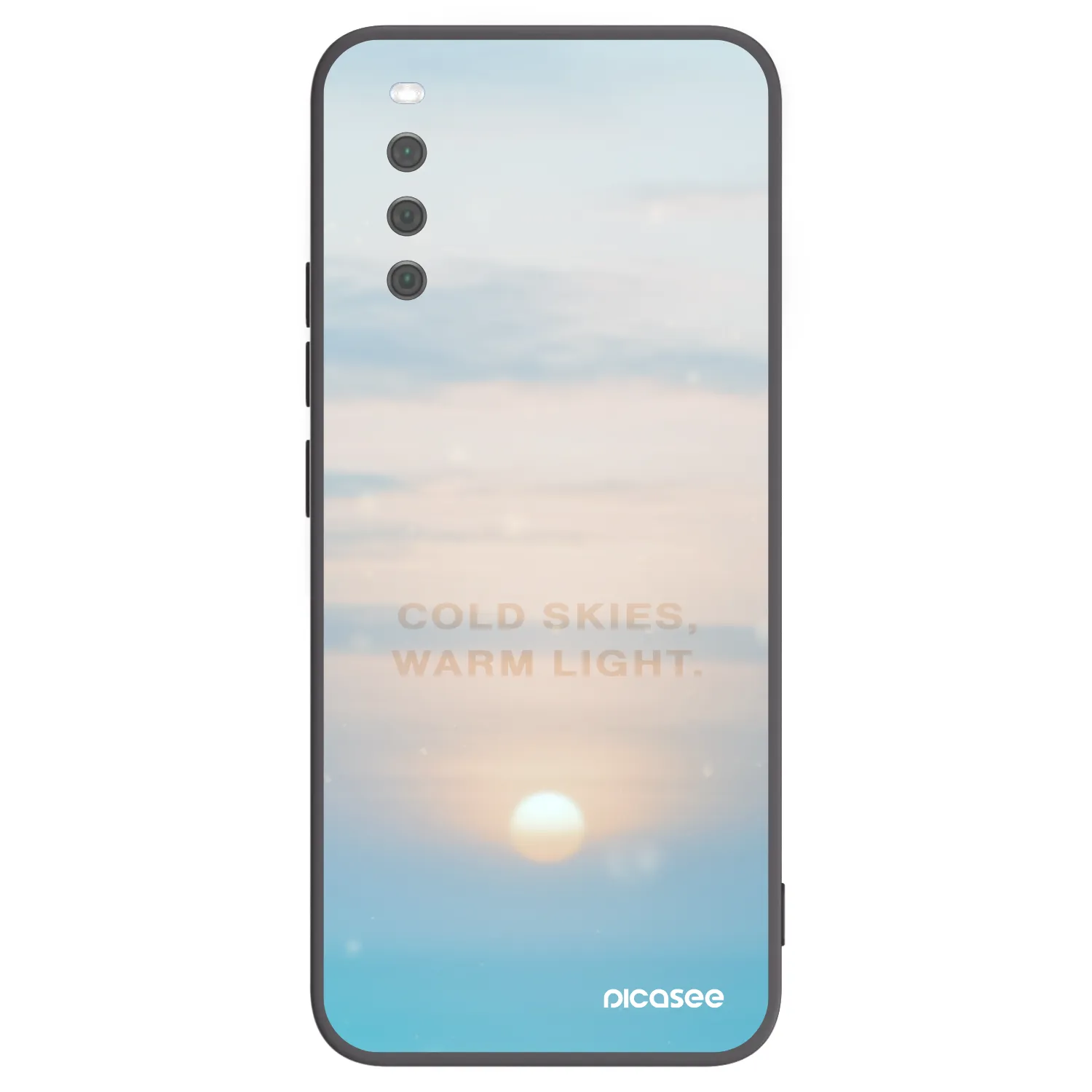 Picasee husă neagră din silicon pentru Sony Xperia 10 III - COLD SKIES
