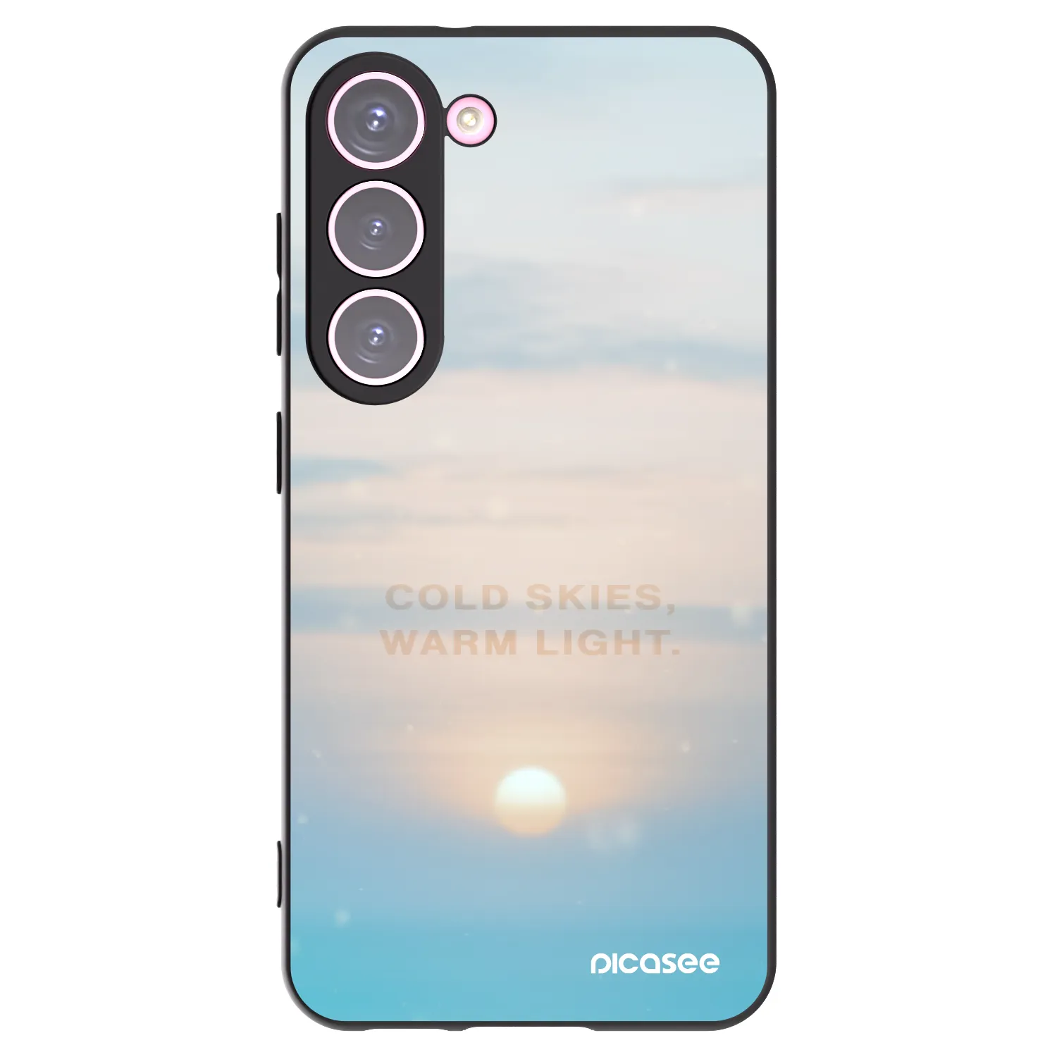 Picasee husă neagră din silicon pentru Samsung Galaxy S23 5G - COLD SKIES