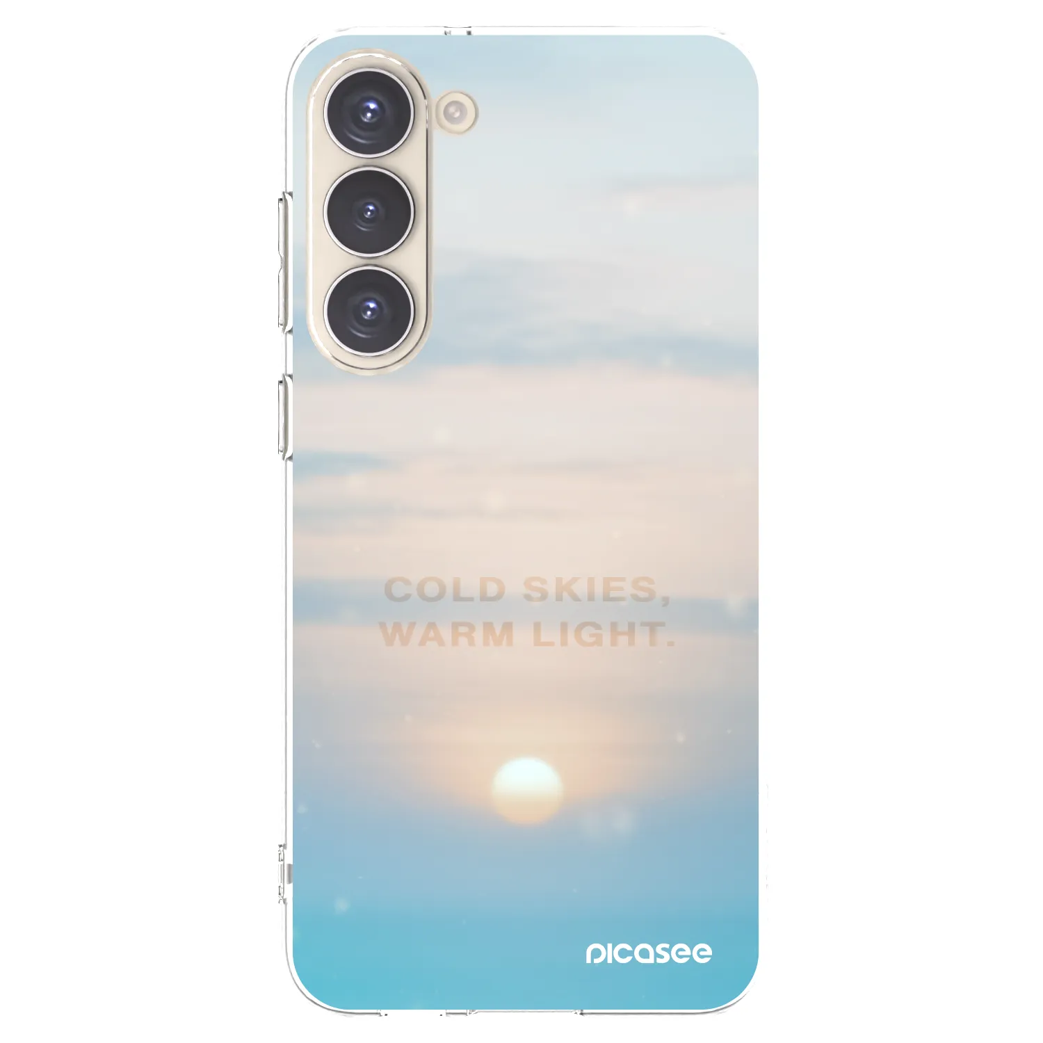 Picasee husă transparentă din silicon pentru Samsung Galaxy S23+ 5G - COLD SKIES