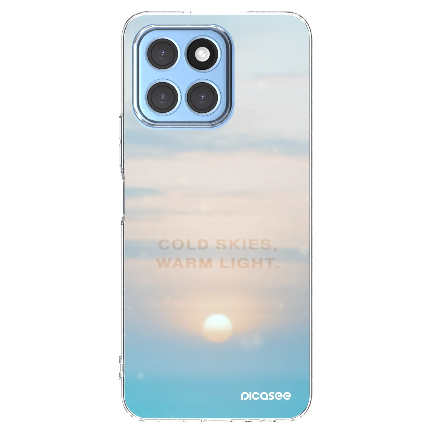 Picasee husă transparentă din silicon pentru Honor X8 5G - COLD SKIES