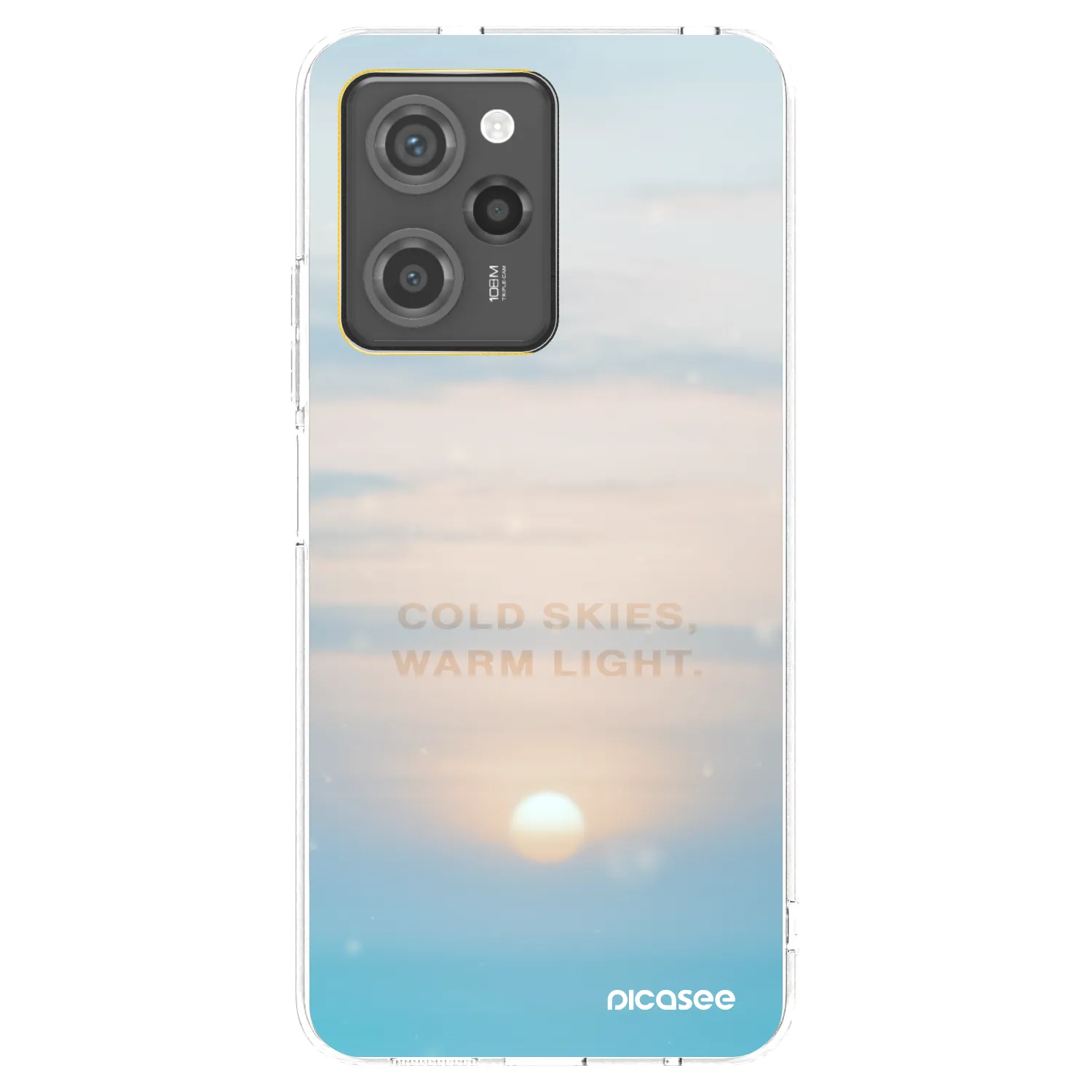 Picasee husă neagră din silicon pentru Xiaomi Poco X5 Pro - COLD SKIES