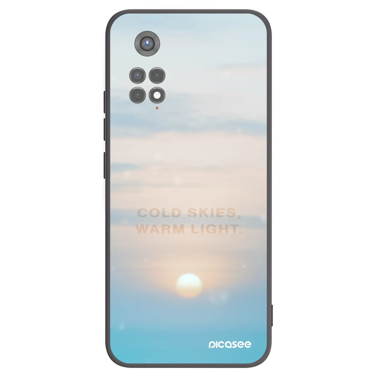 Picasee husă neagră din silicon pentru Xiaomi Redmi Note 11S 5G - COLD SKIES