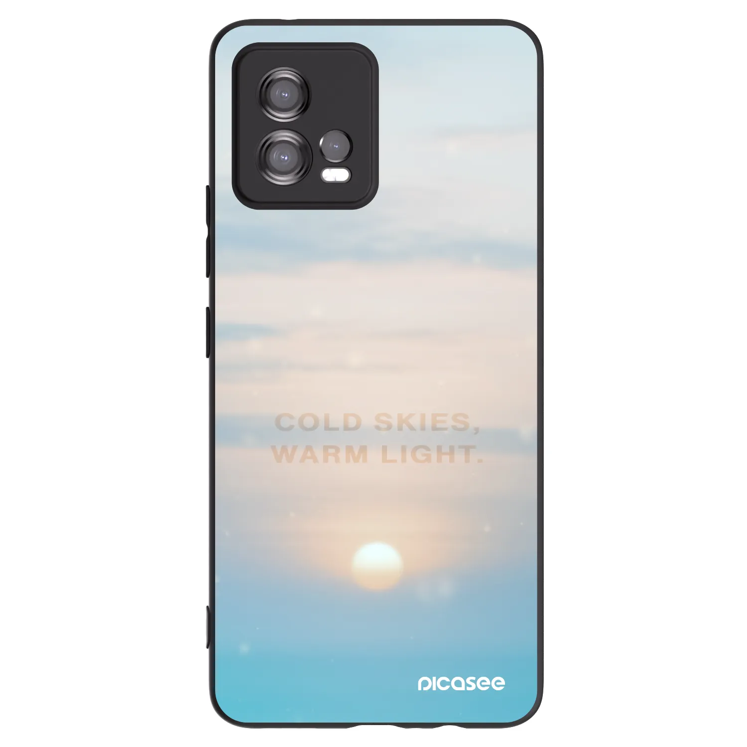 Picasee husă neagră din silicon pentru Motorola Moto G72 - COLD SKIES