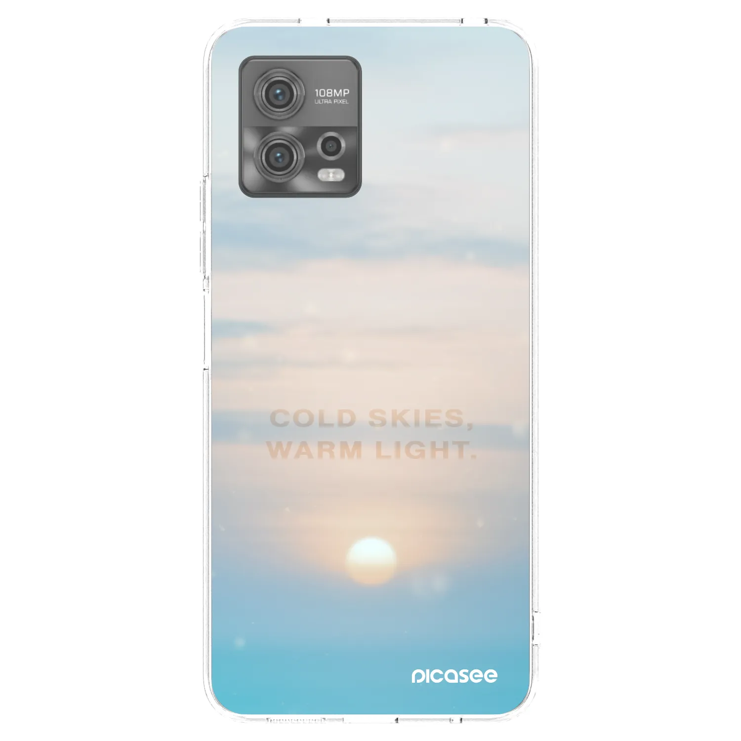 Picasee husă transparentă din silicon pentru Motorola Moto G72 - COLD SKIES