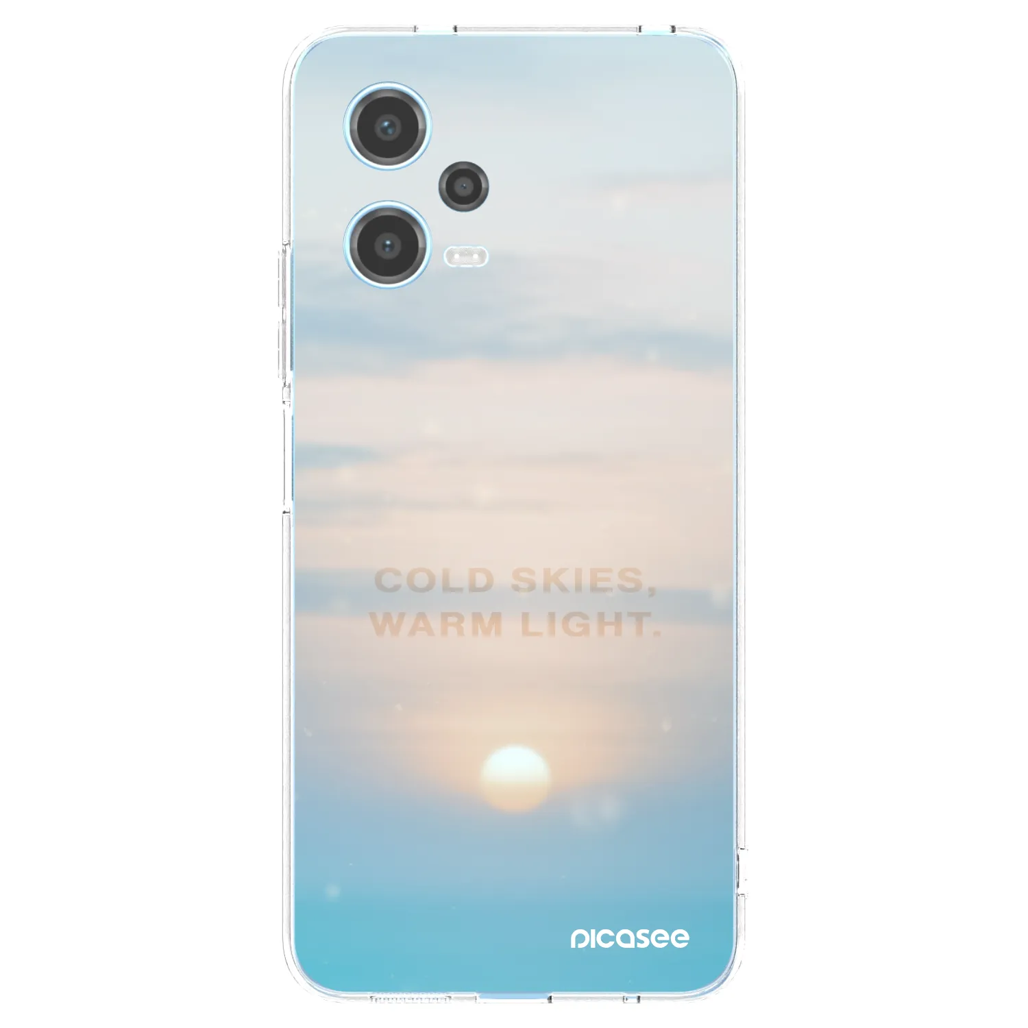 Picasee husă transparentă din silicon pentru Xiaomi Redmi Note 12 5G - COLD SKIES