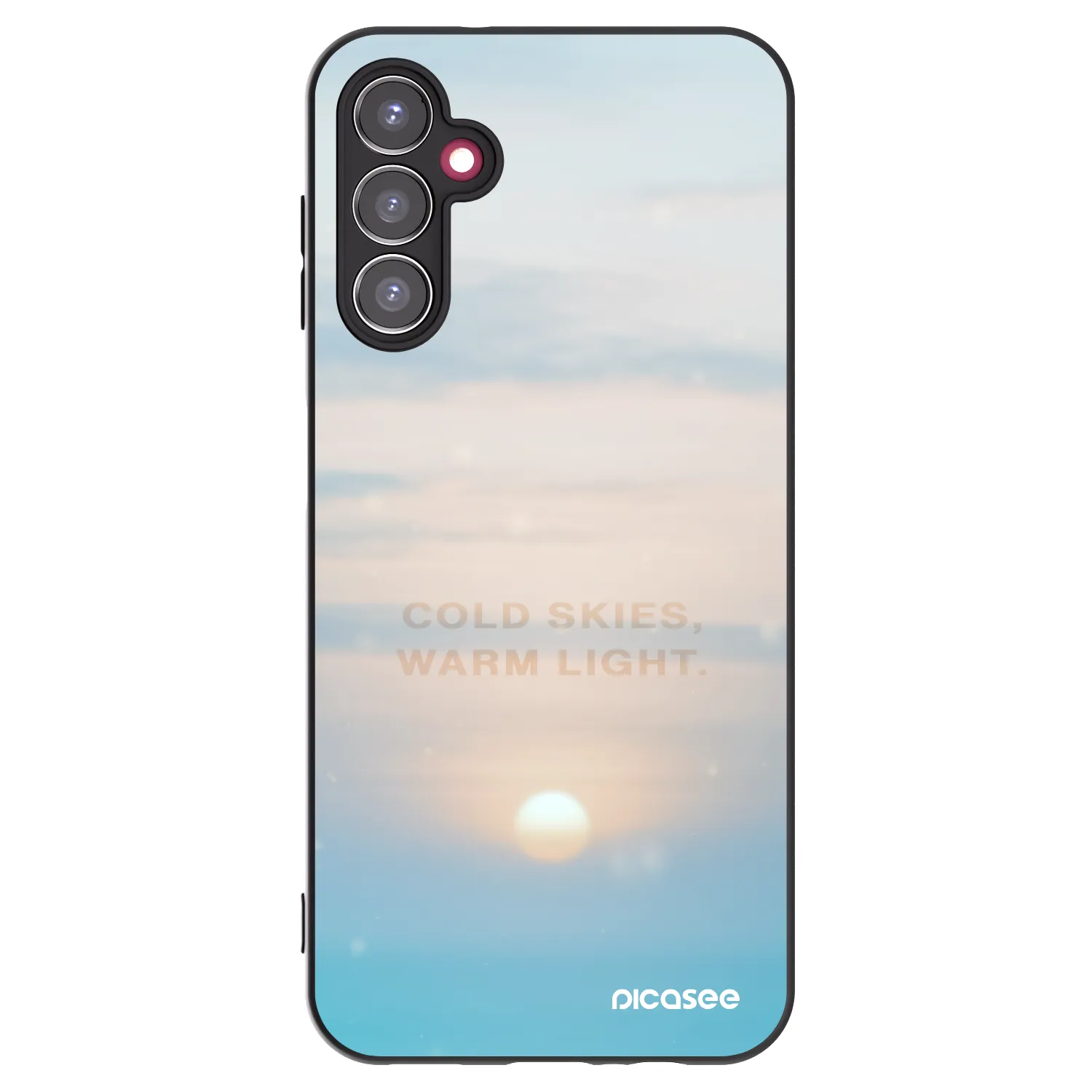 Picasee husă neagră din silicon pentru Samsung Galaxy A14 4G A145R - COLD SKIES