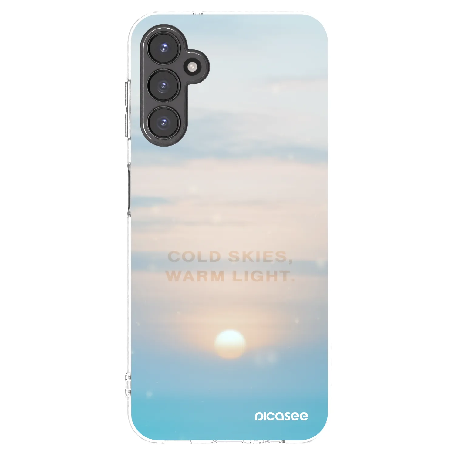 Picasee husă transparentă din silicon pentru Samsung Galaxy A14 5G A146P - COLD SKIES