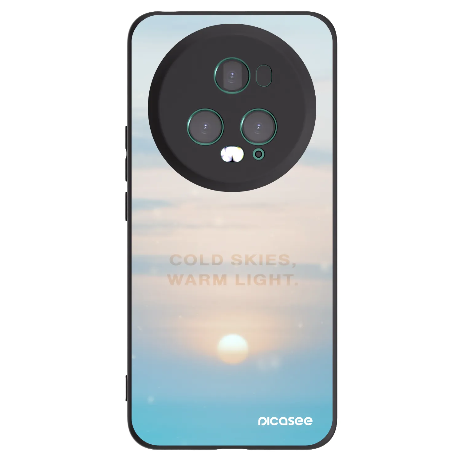 Picasee husă neagră din silicon pentru Honor Magic5 Pro - COLD SKIES