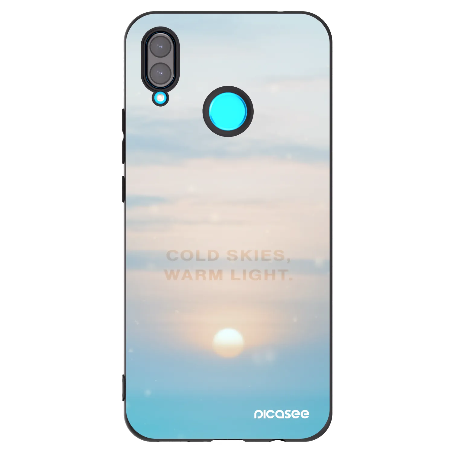 Picasee husă neagră din silicon pentru Huawei Nova 3 - COLD SKIES