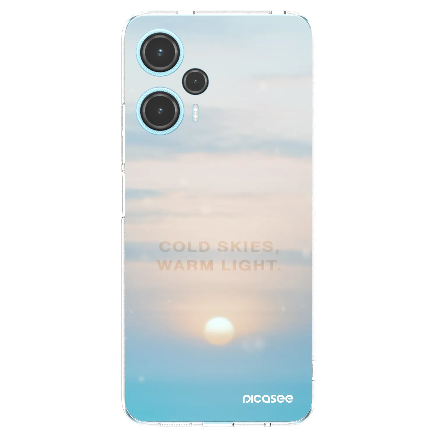 Picasee husă transparentă din silicon pentru Xiaomi Poco F5 - COLD SKIES