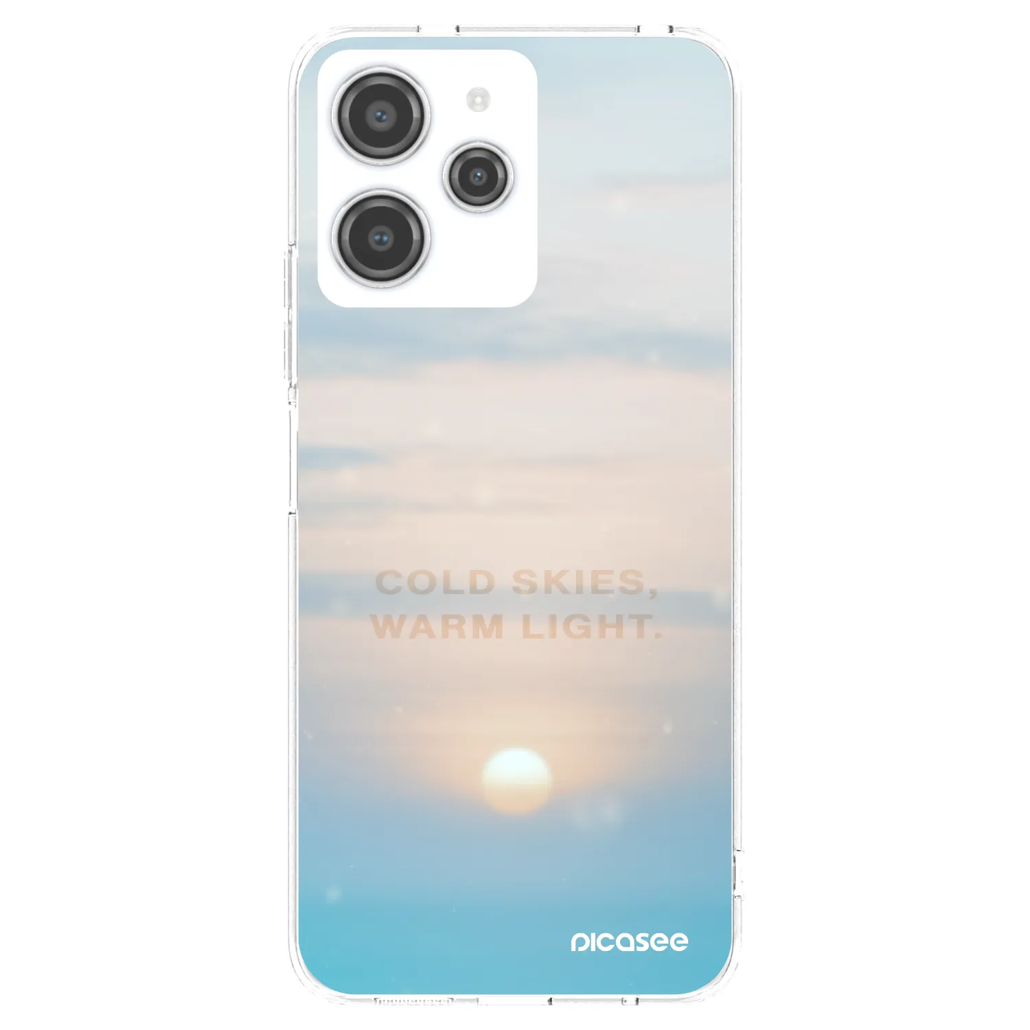 Picasee husă transparentă din silicon pentru Xiaomi Redmi 12 4G - COLD SKIES