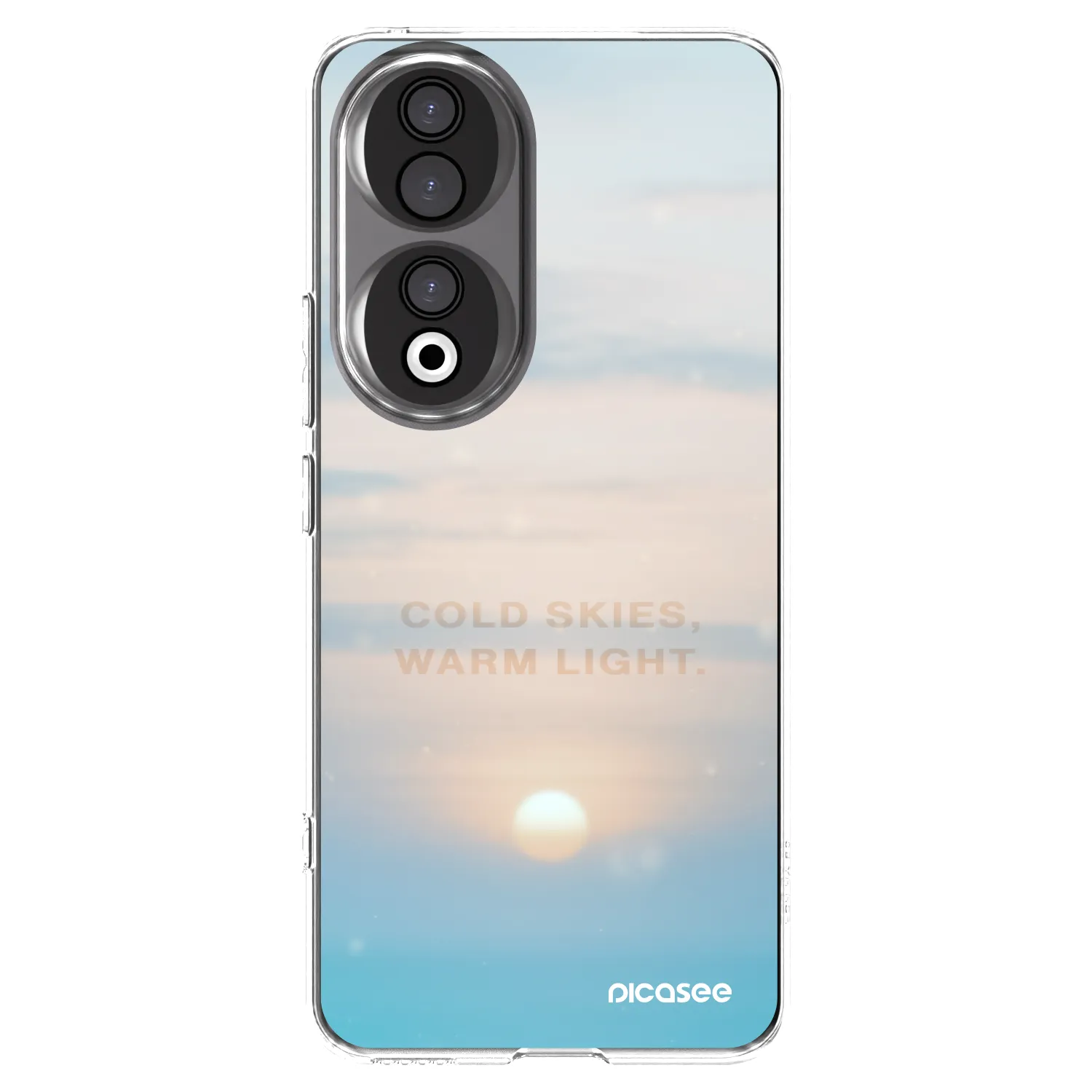 Picasee husă transparentă din silicon pentru Honor 90 5G - COLD SKIES