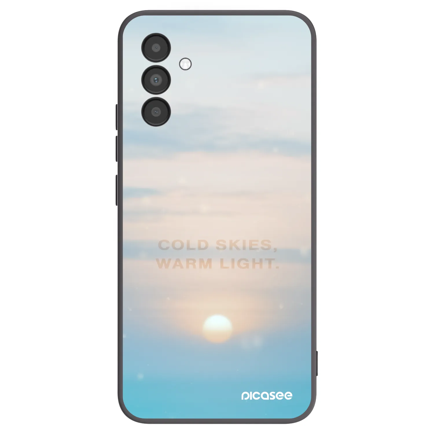 Picasee husă neagră din silicon pentru Samsung Galaxy A04s A047F - COLD SKIES