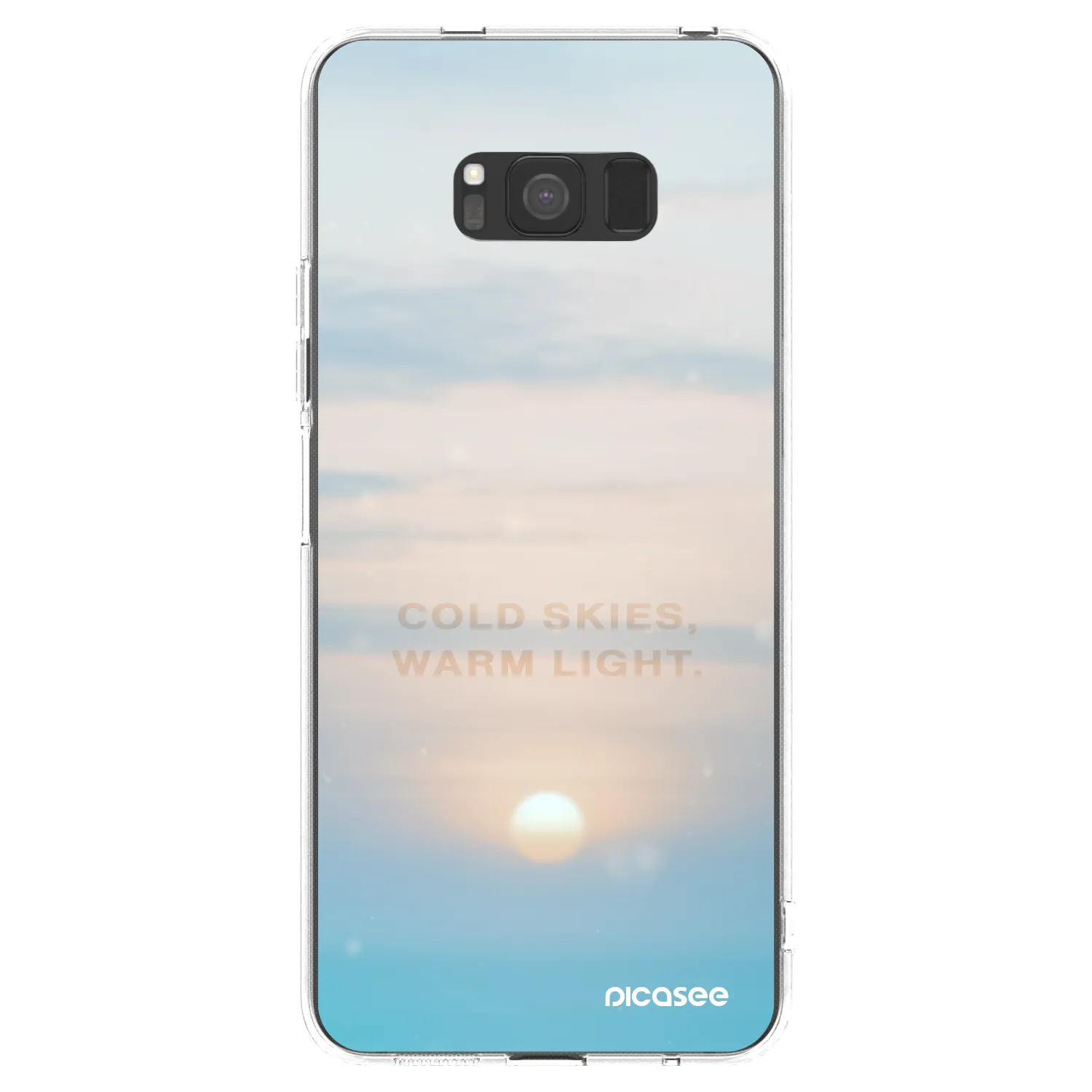 Picasee husă transparentă din silicon pentru Samsung Galaxy S8 G950F - COLD SKIES