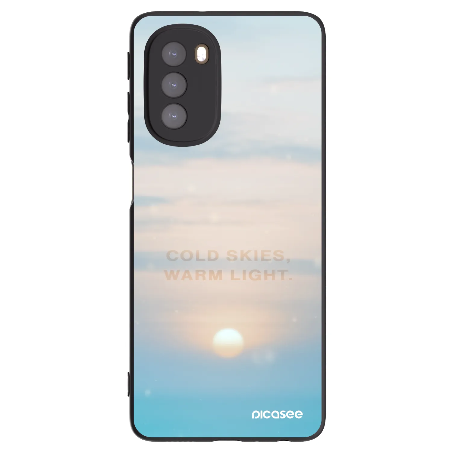 Picasee husă neagră din silicon pentru Motorola Moto G51 - COLD SKIES