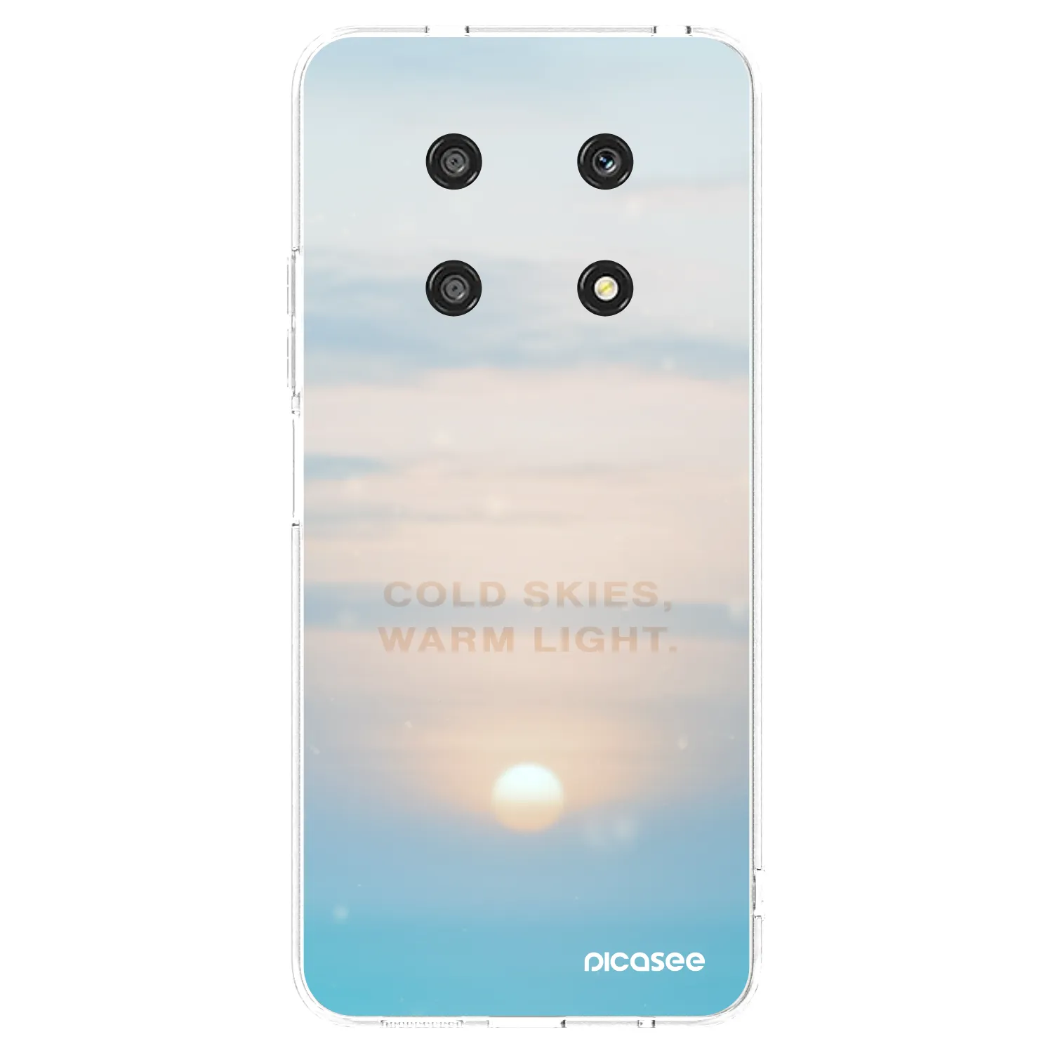 Picasee husă transparentă din silicon pentru Honor Magic4 Lite 5G - COLD SKIES