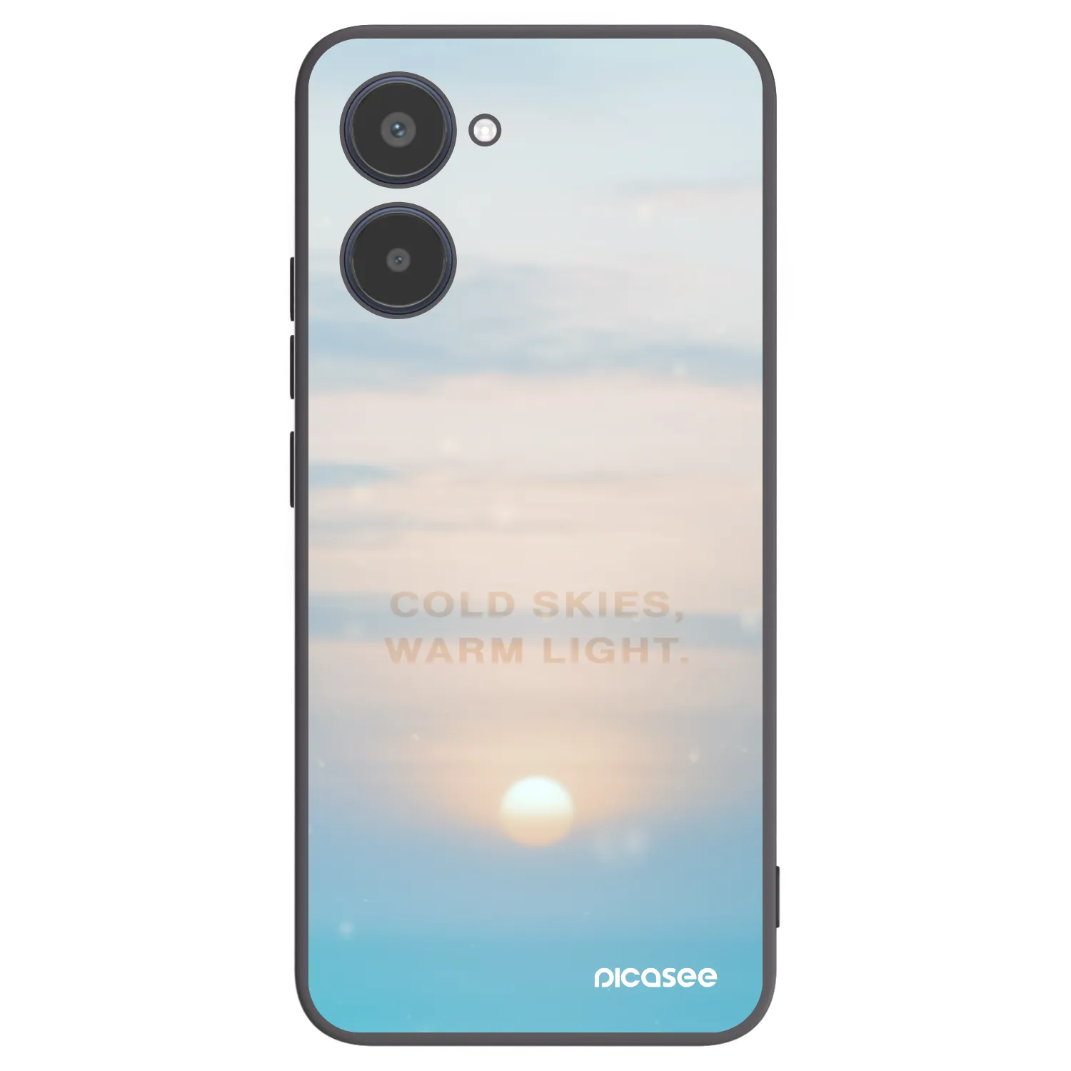 Picasee husă neagră din silicon pentru Realme 10 4G - COLD SKIES