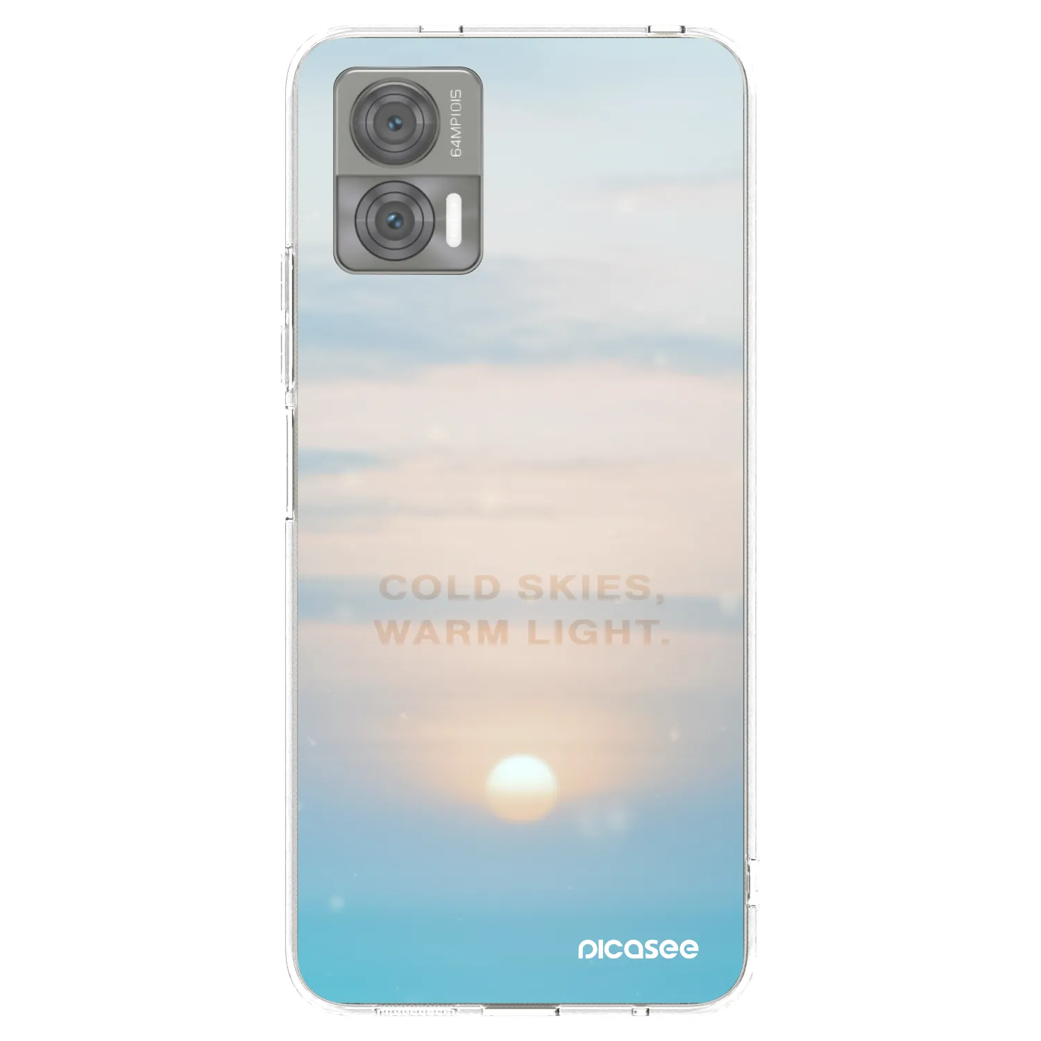 Picasee husă transparentă din silicon pentru Motorola Edge 30 Neo - COLD SKIES
